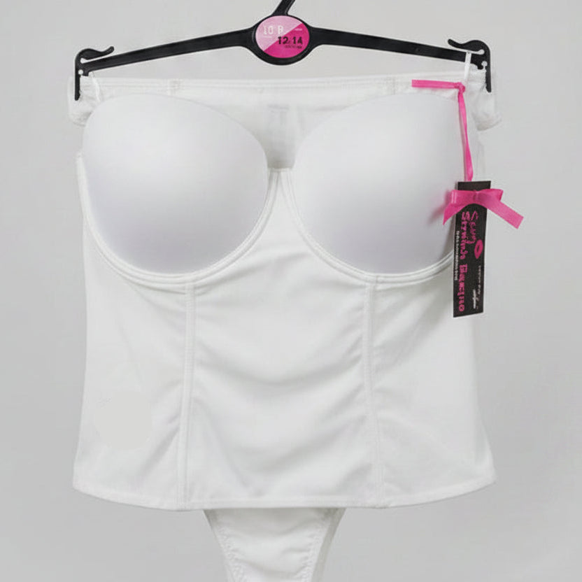 Truth or Dare Sexy Stretch Basque - Front View