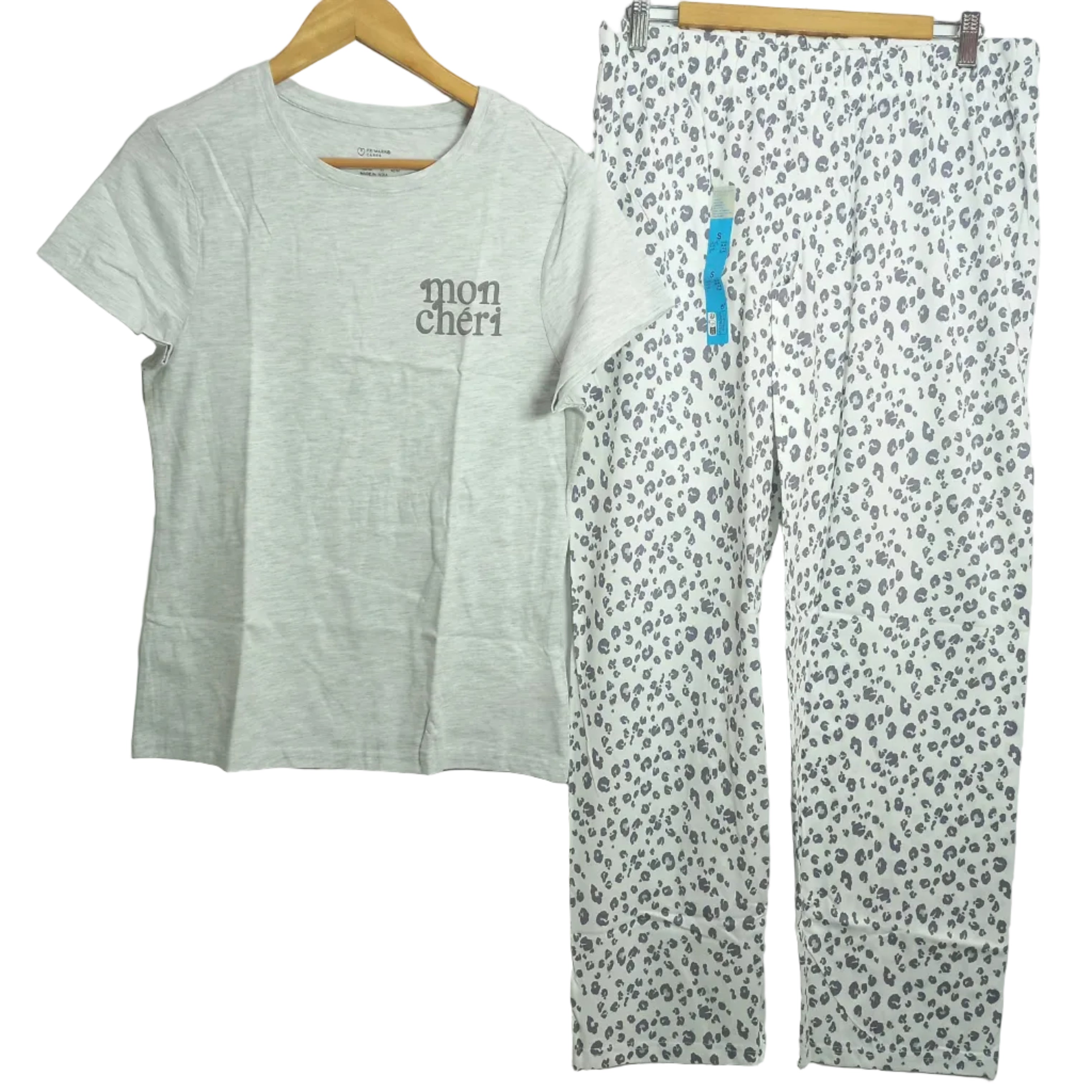 Close-up of soft imported Primark sleepwear fabric - MissClassy