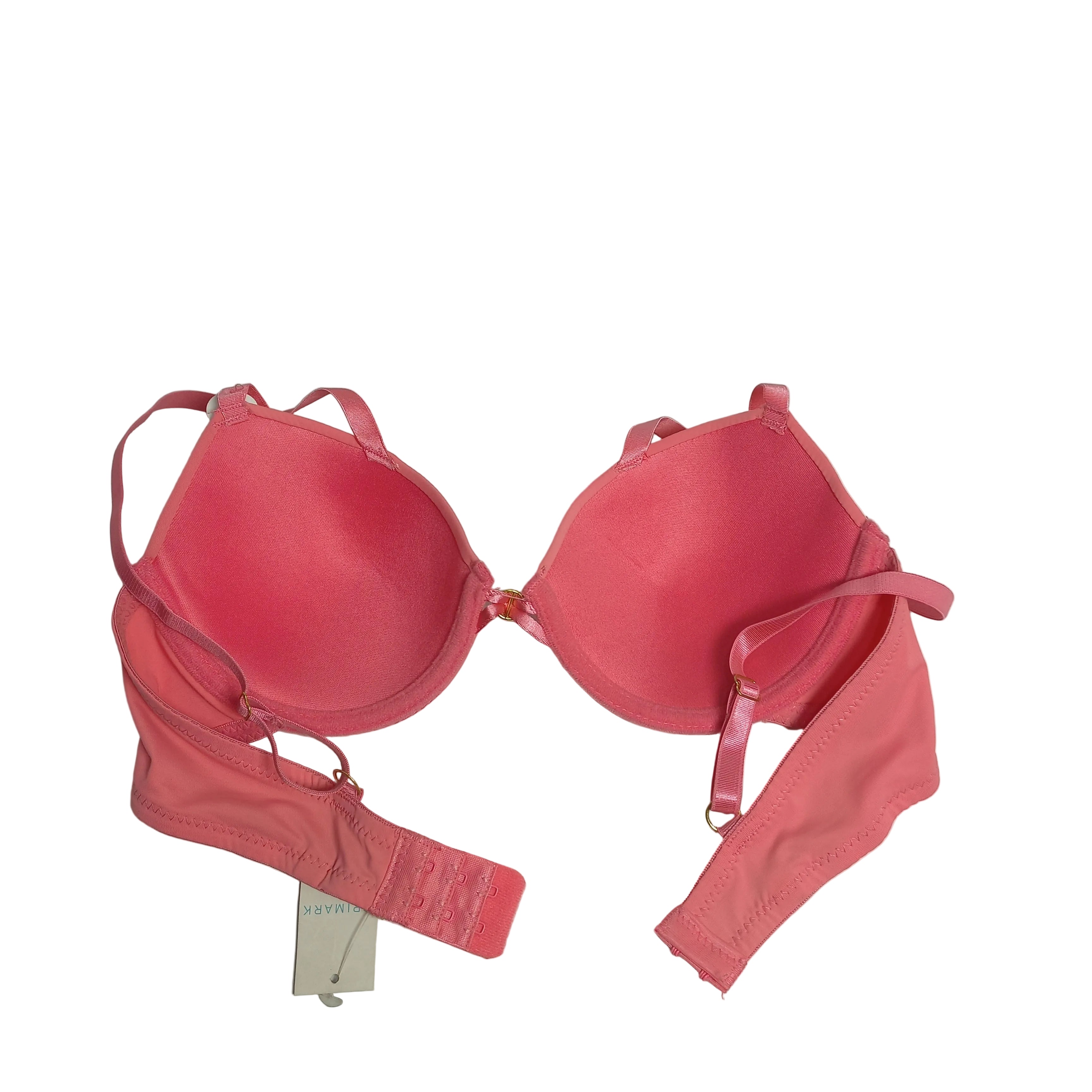 Imported bra, adjustable support shown back view