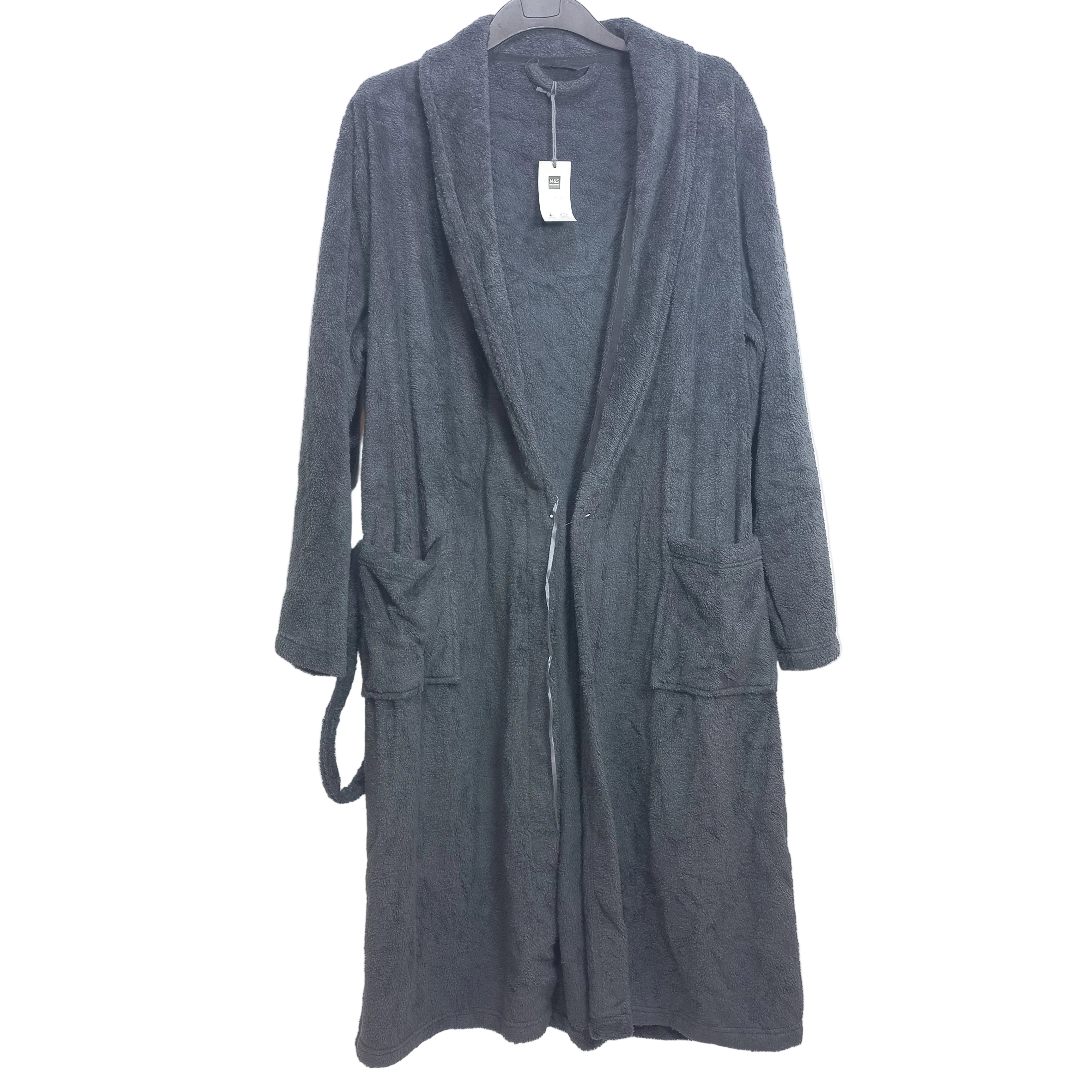 Marks and Spencer plush gown for women in Gray Color - MissClassy