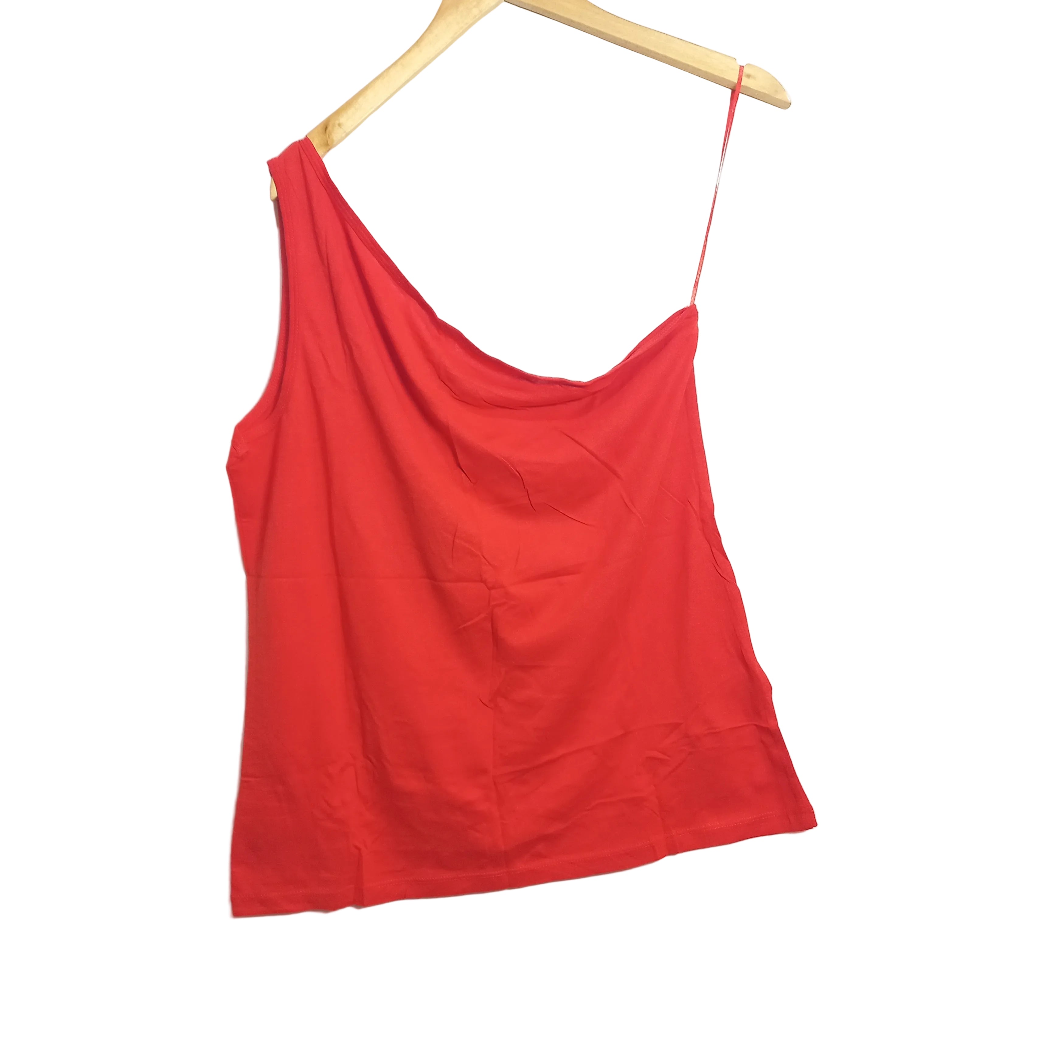New Look red cotton camisole for women - MissClassy