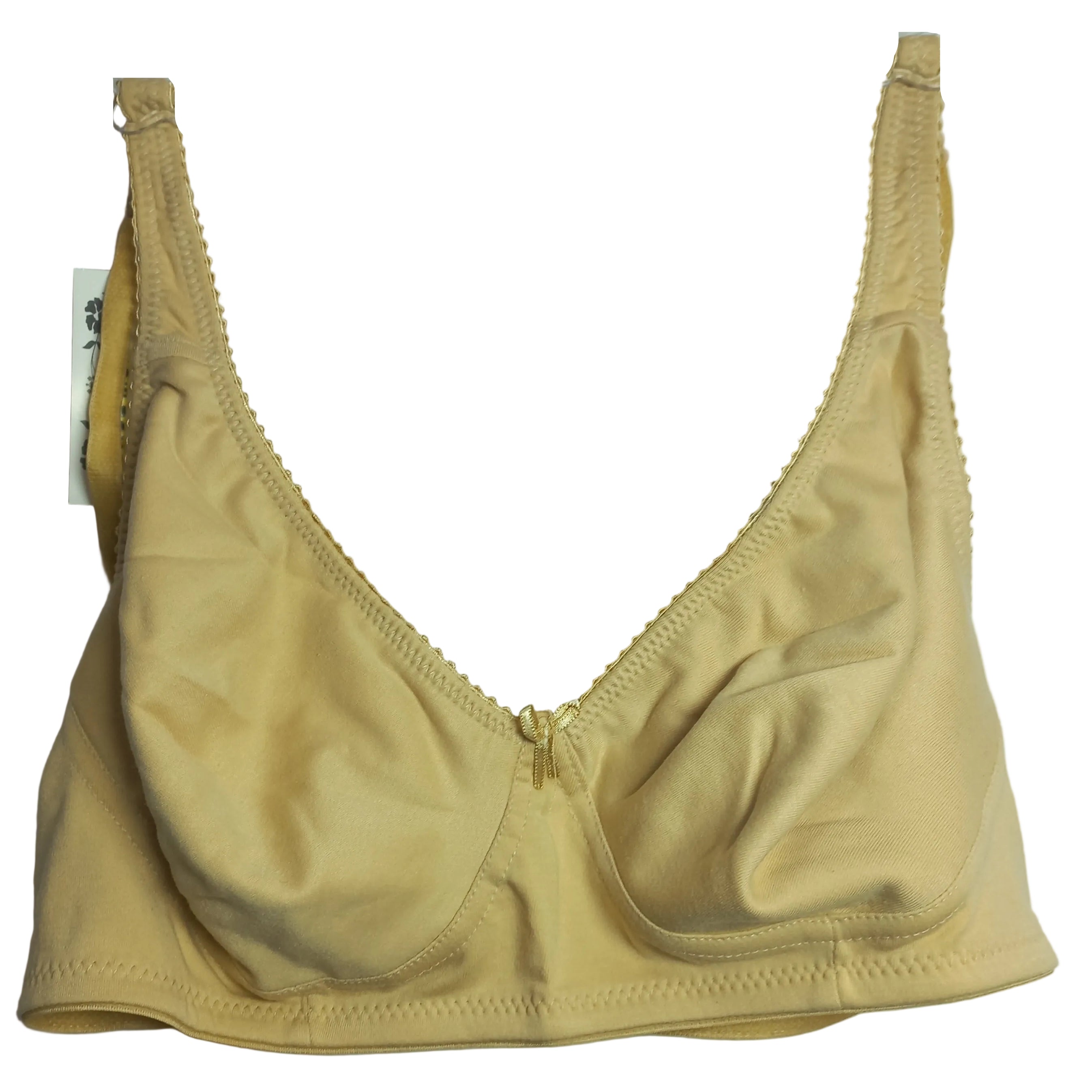OM soft cotton bra in skin tone, B cup - Miss Classy