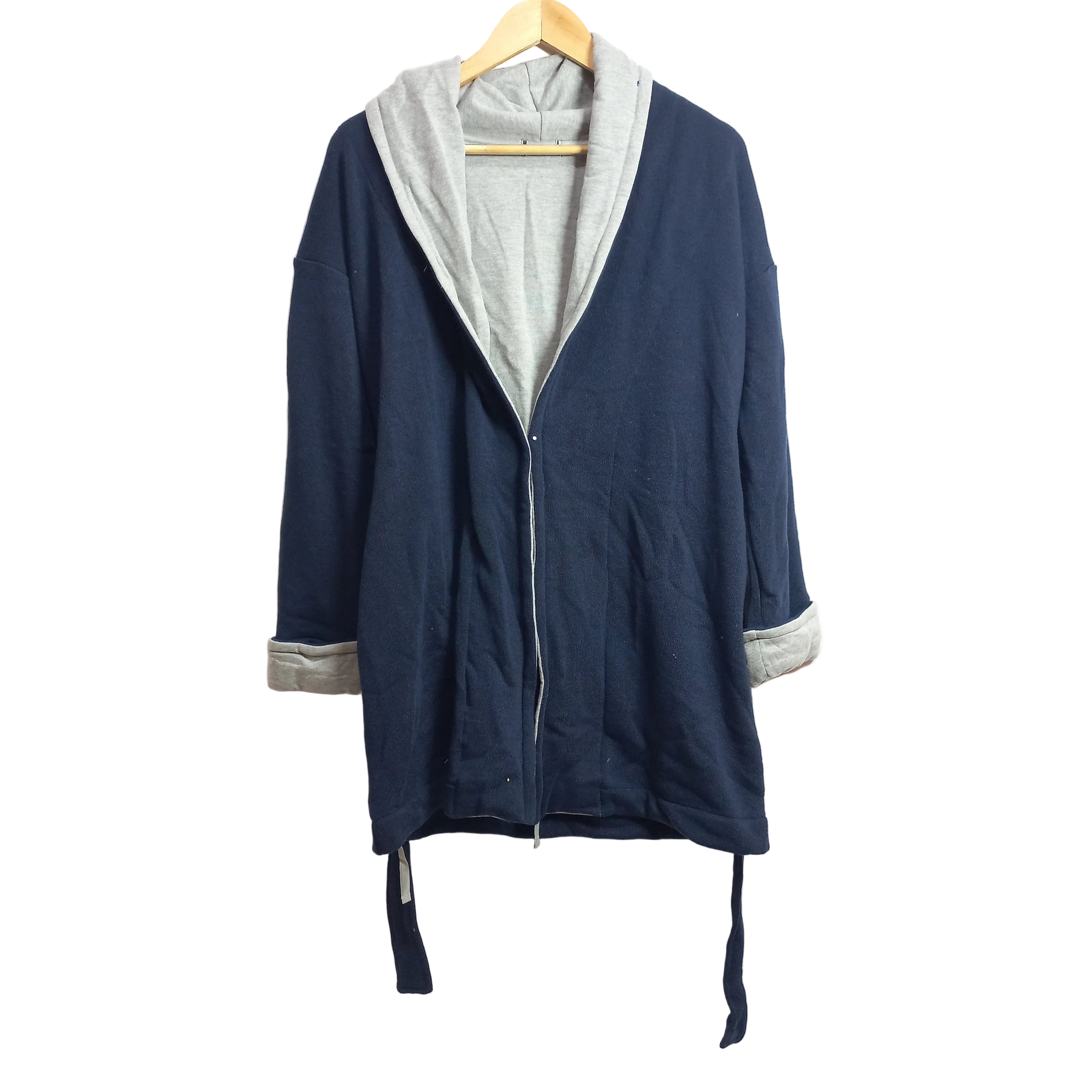 Primark dressing gown for women in navy blue - MissClassy