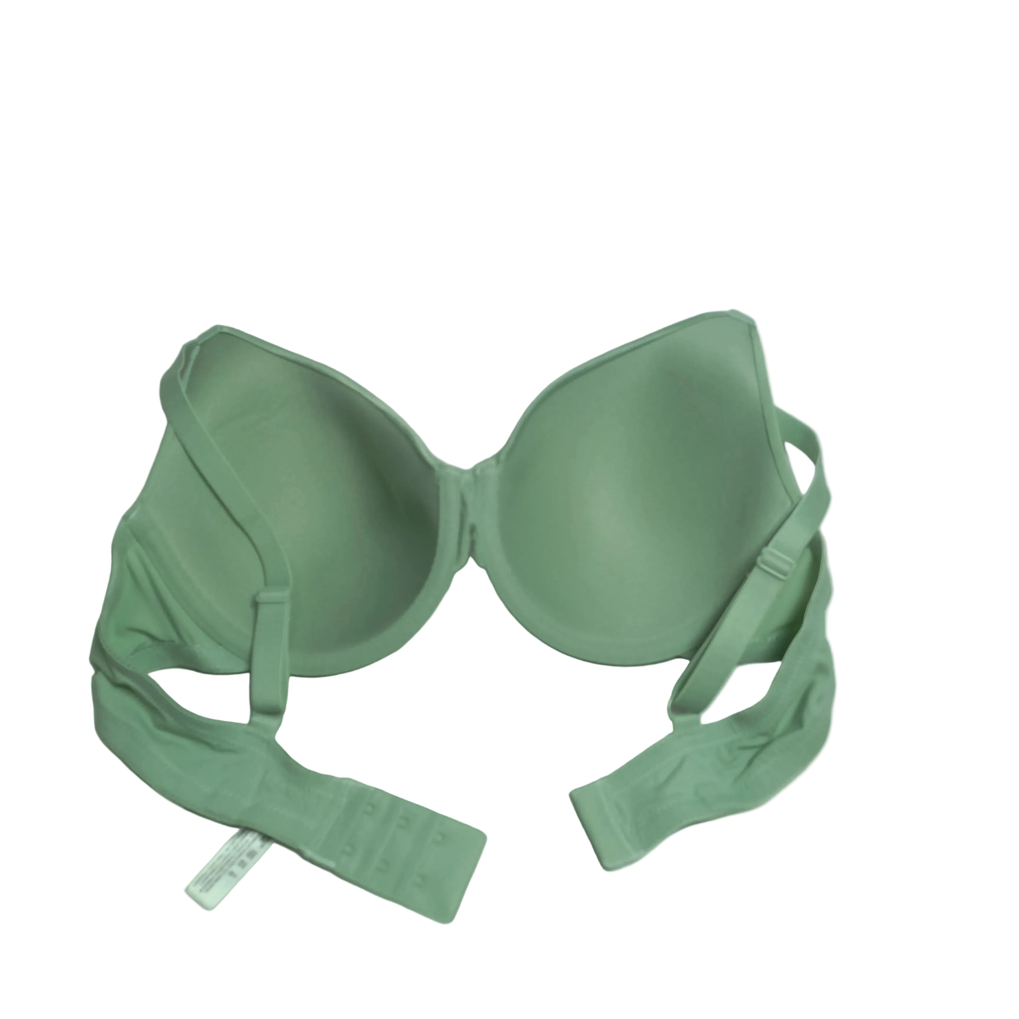 Primark full coverage T-shirt bra in white and green, size 38B - MissClassy