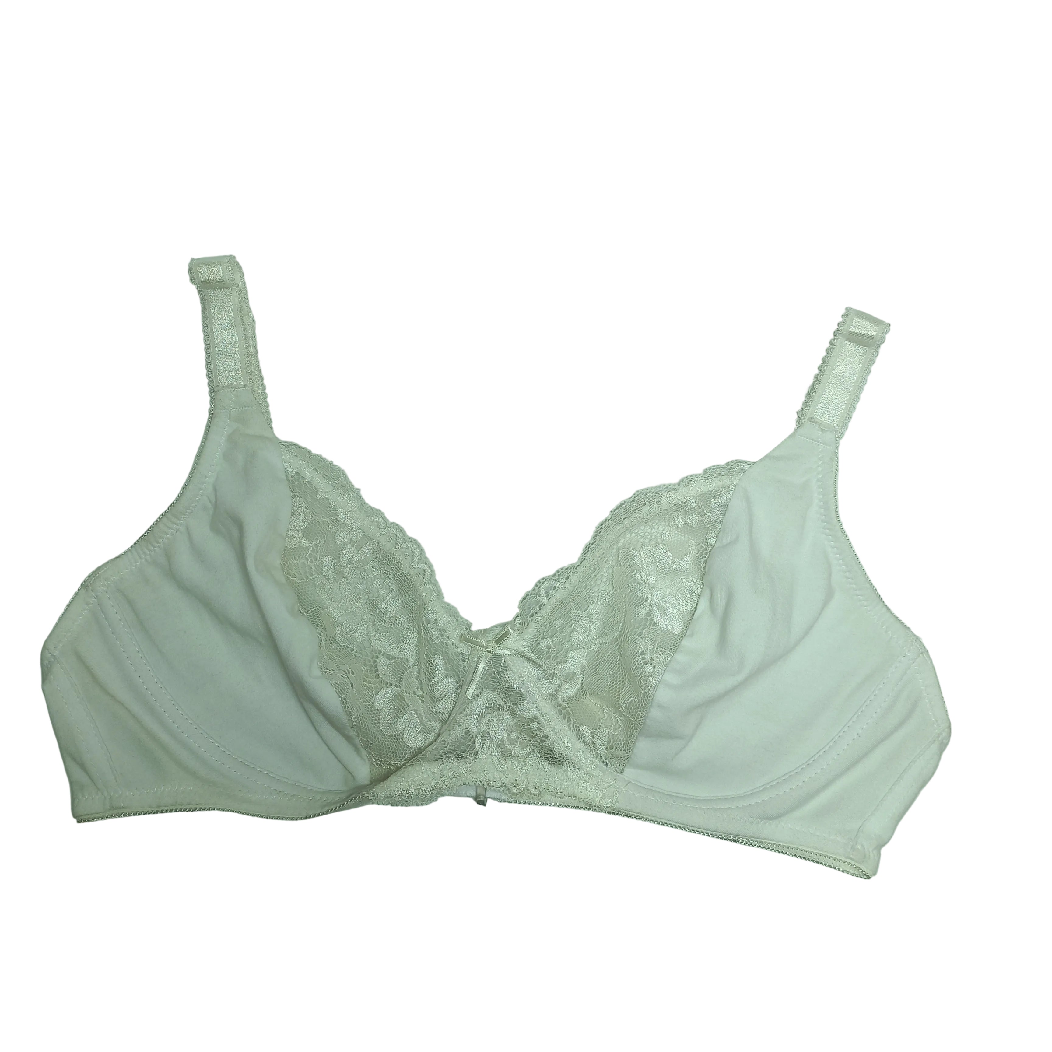 Primark non-padded wireless bralette bra in white - MissClassy