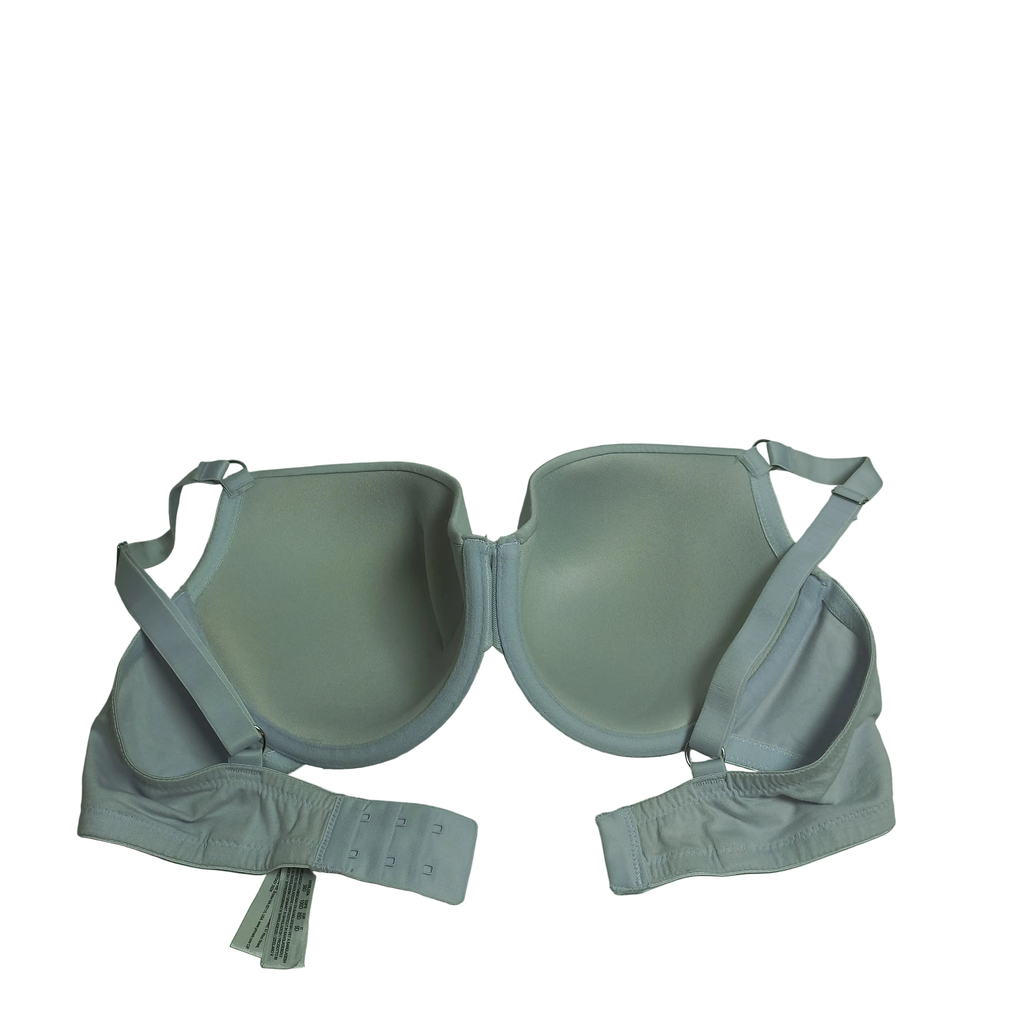 Back support structure of padded bra visible
