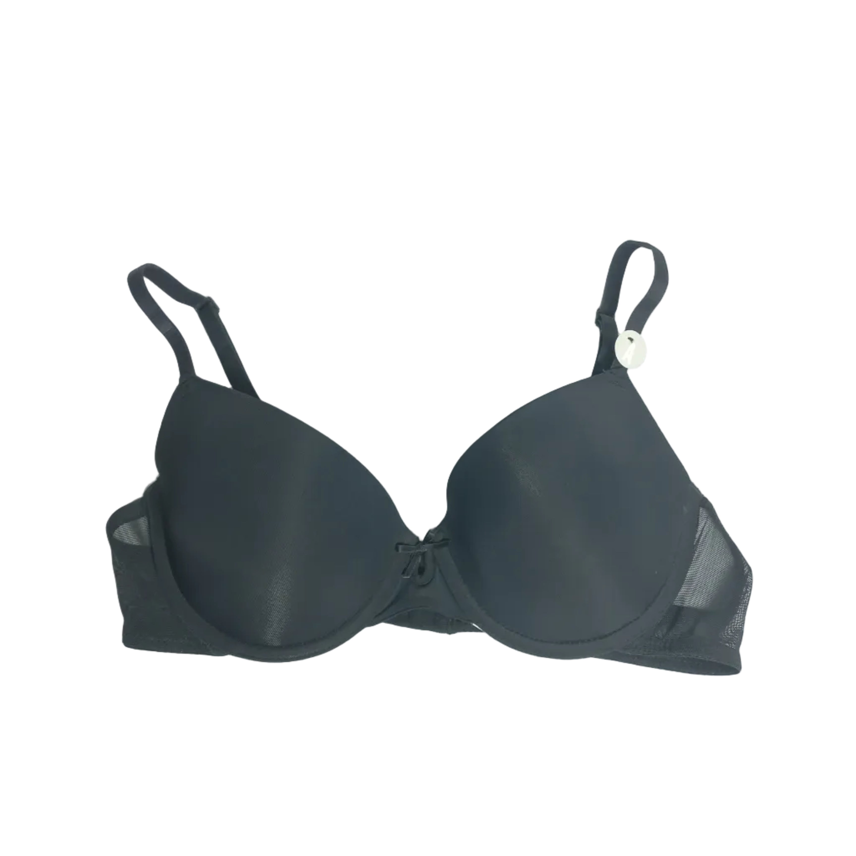 Black Seamless t-shirt bra showing zero-seam flat construction
