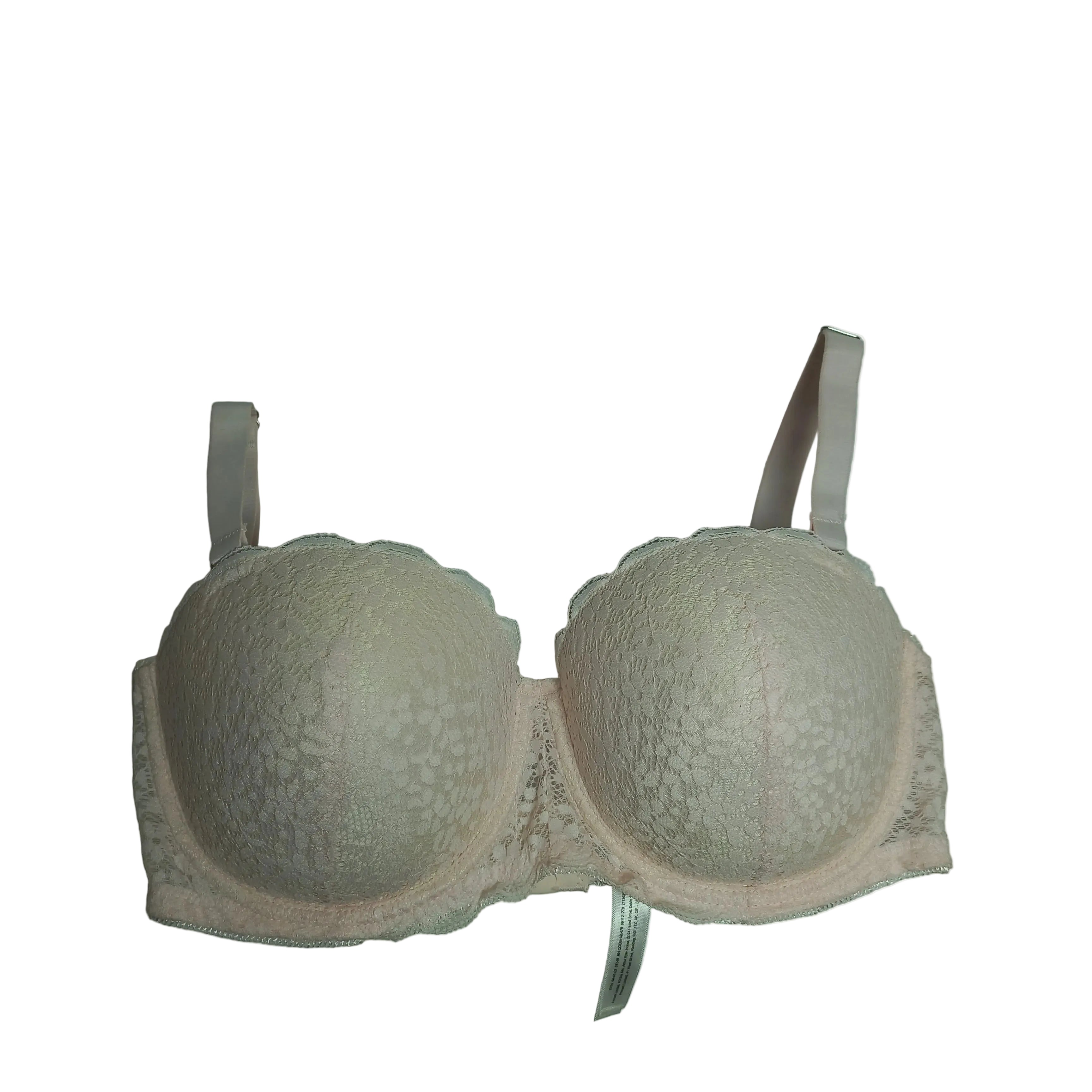 Buy neutral floral balcony bra online in Pakistan - MissClassy
