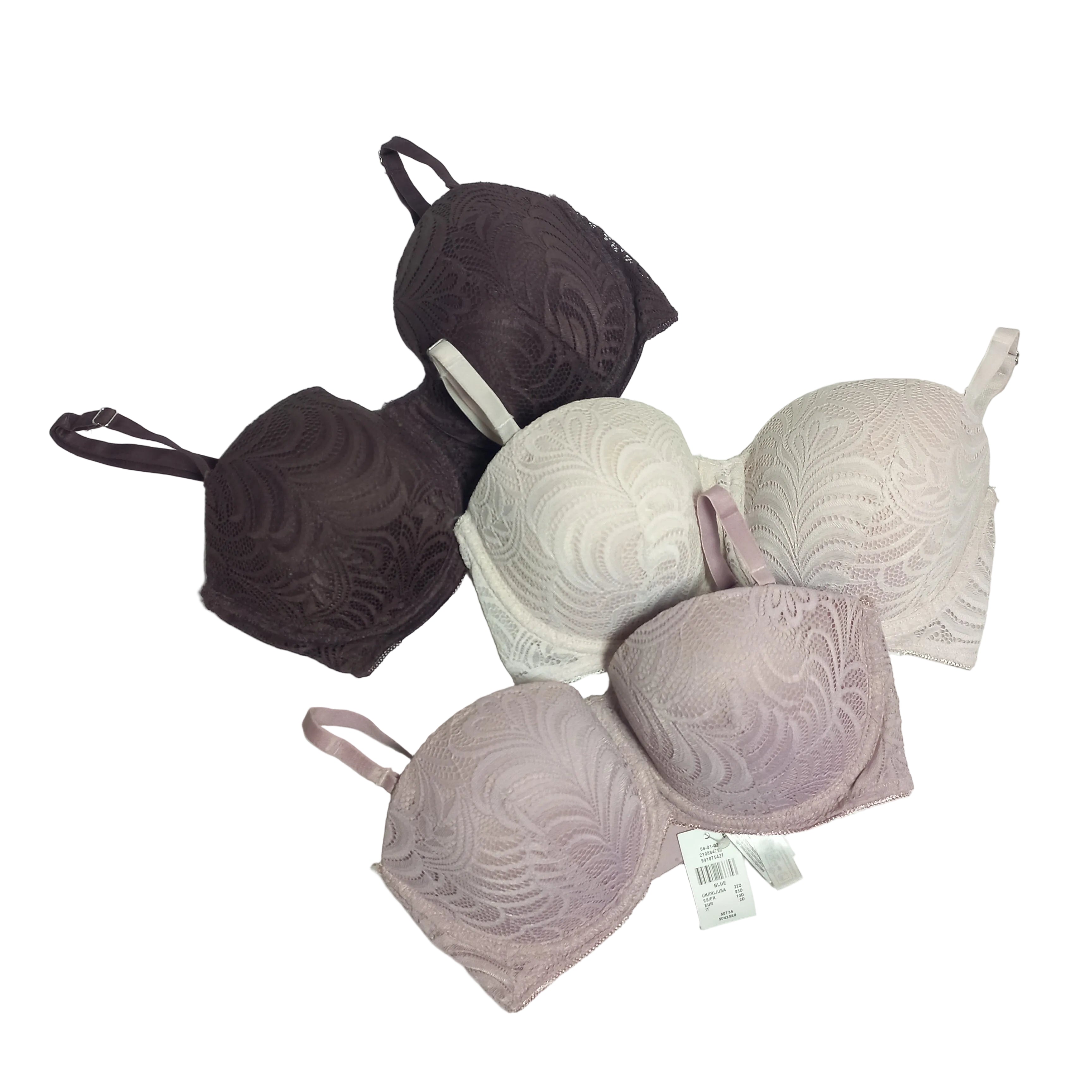 Buy tea pink brown balcony bra pack online in Pakistan - MissClassy
