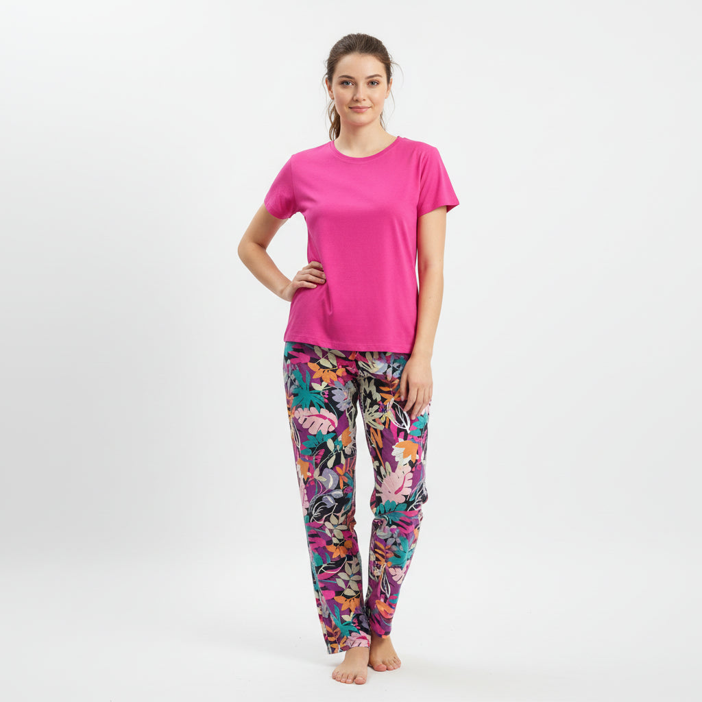 Coral Primark women's pajama set
