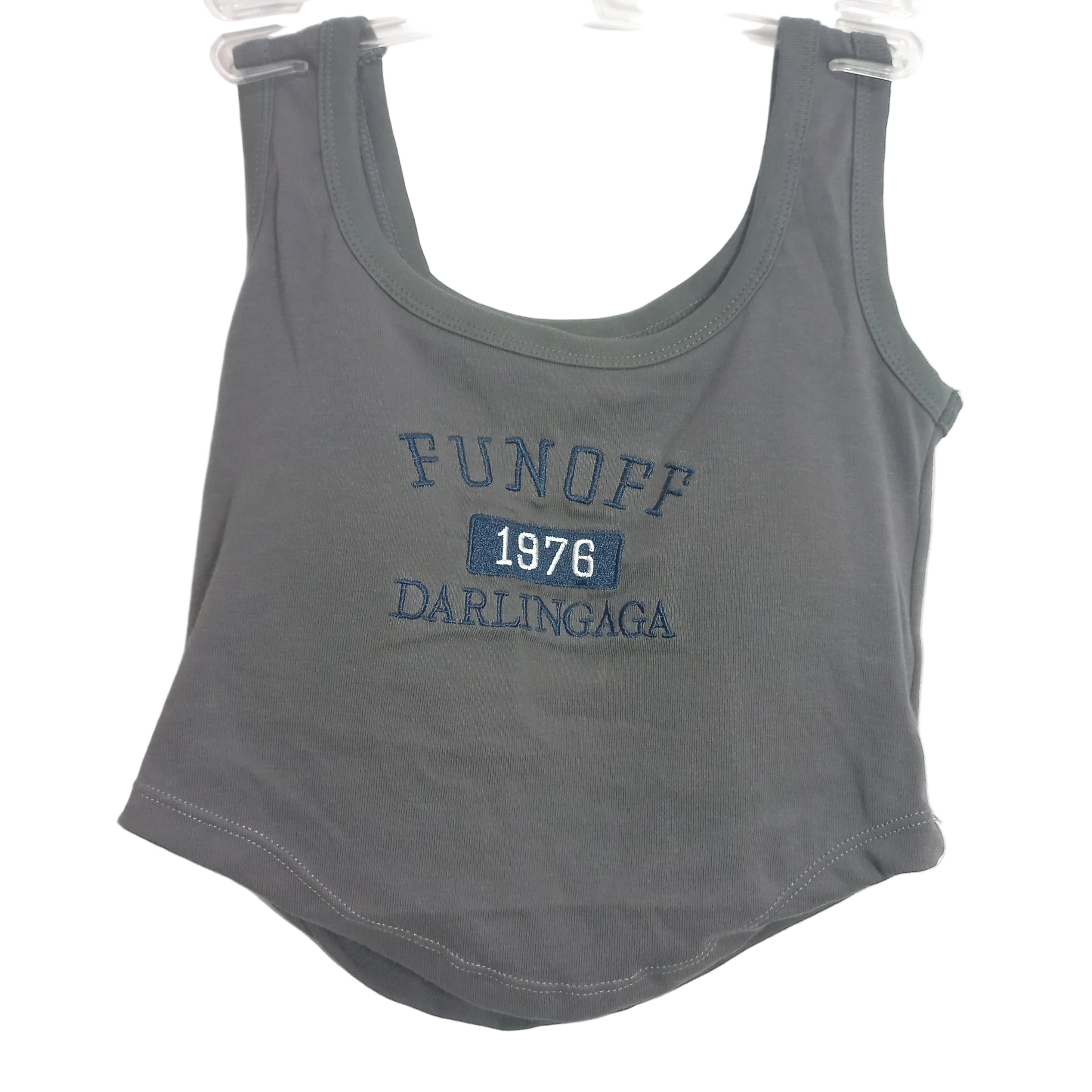 Gray, white, and black cotton camisole for women - MissClassy
