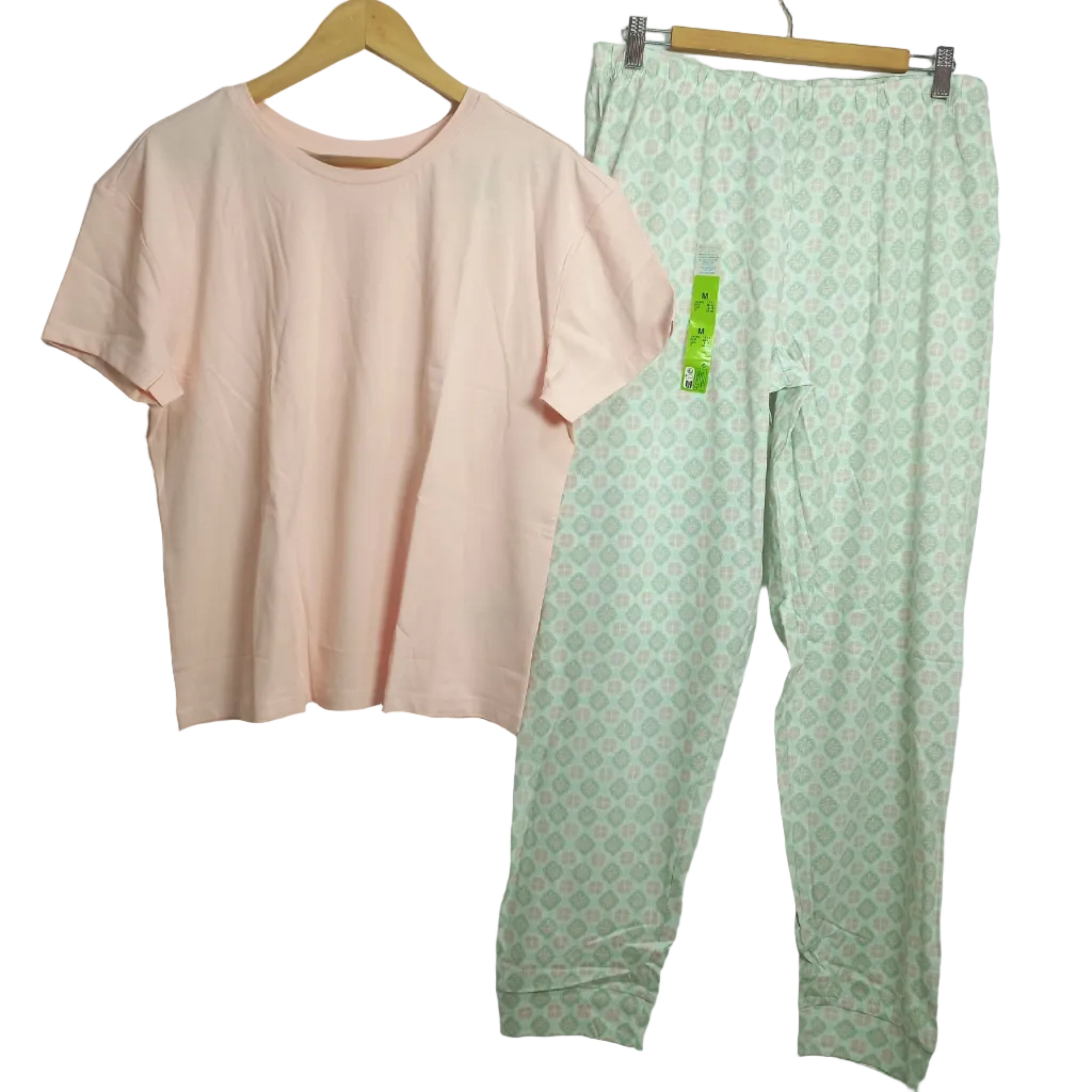 Imported Primark night suit fabric close-up - MissClassy