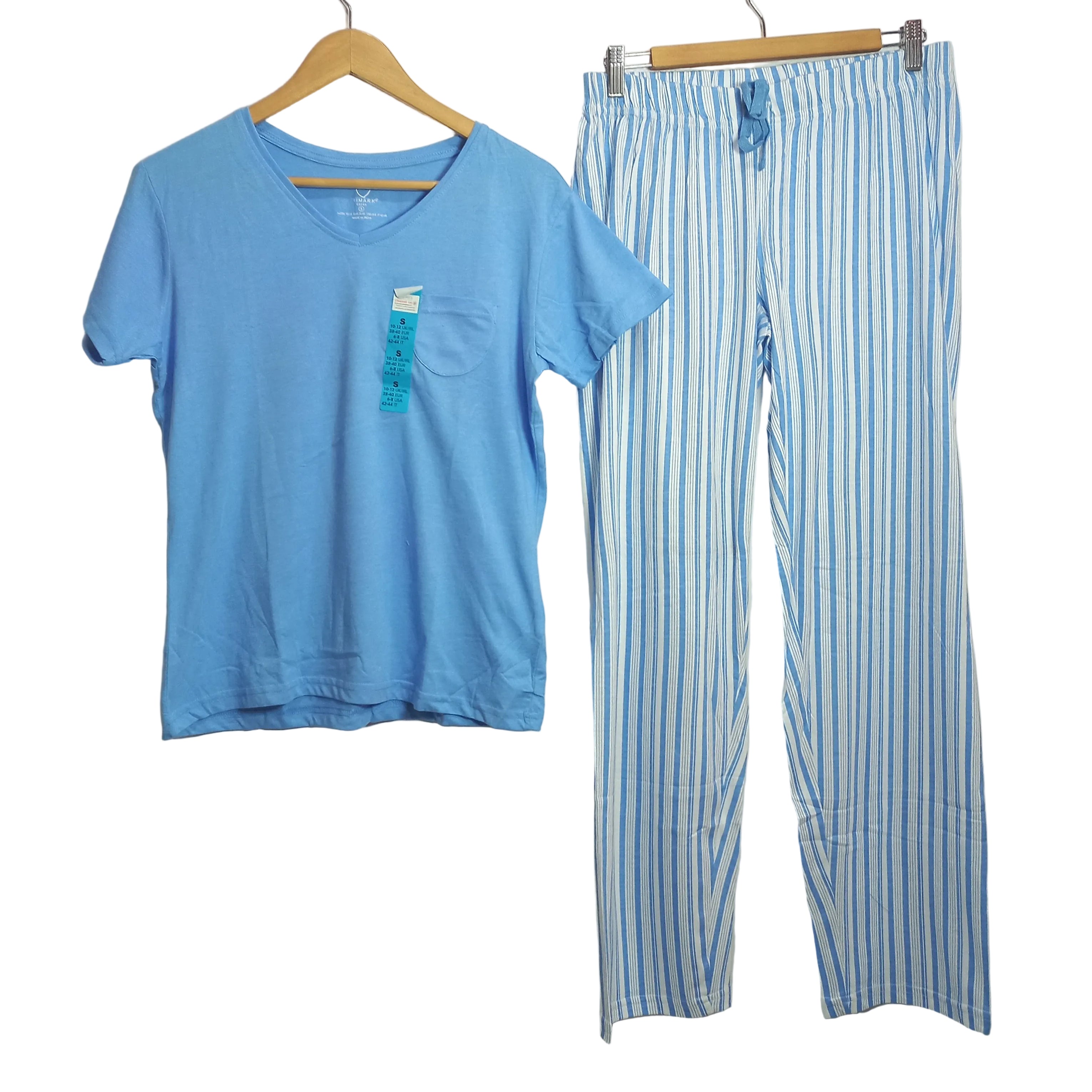 Imported Primark women's sleepwear in blue front view - MissClassy
