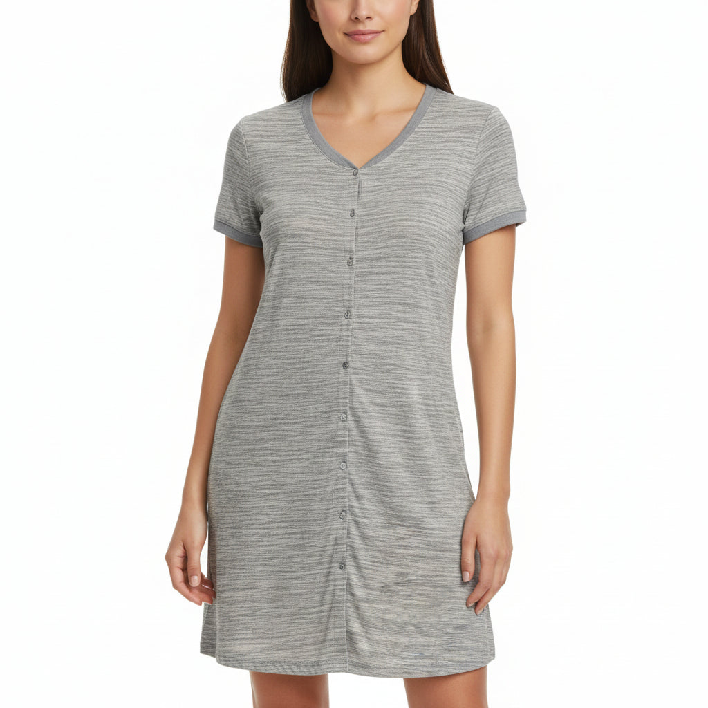 Marks and Spencer lounge shirt for women front view - MissClassy

