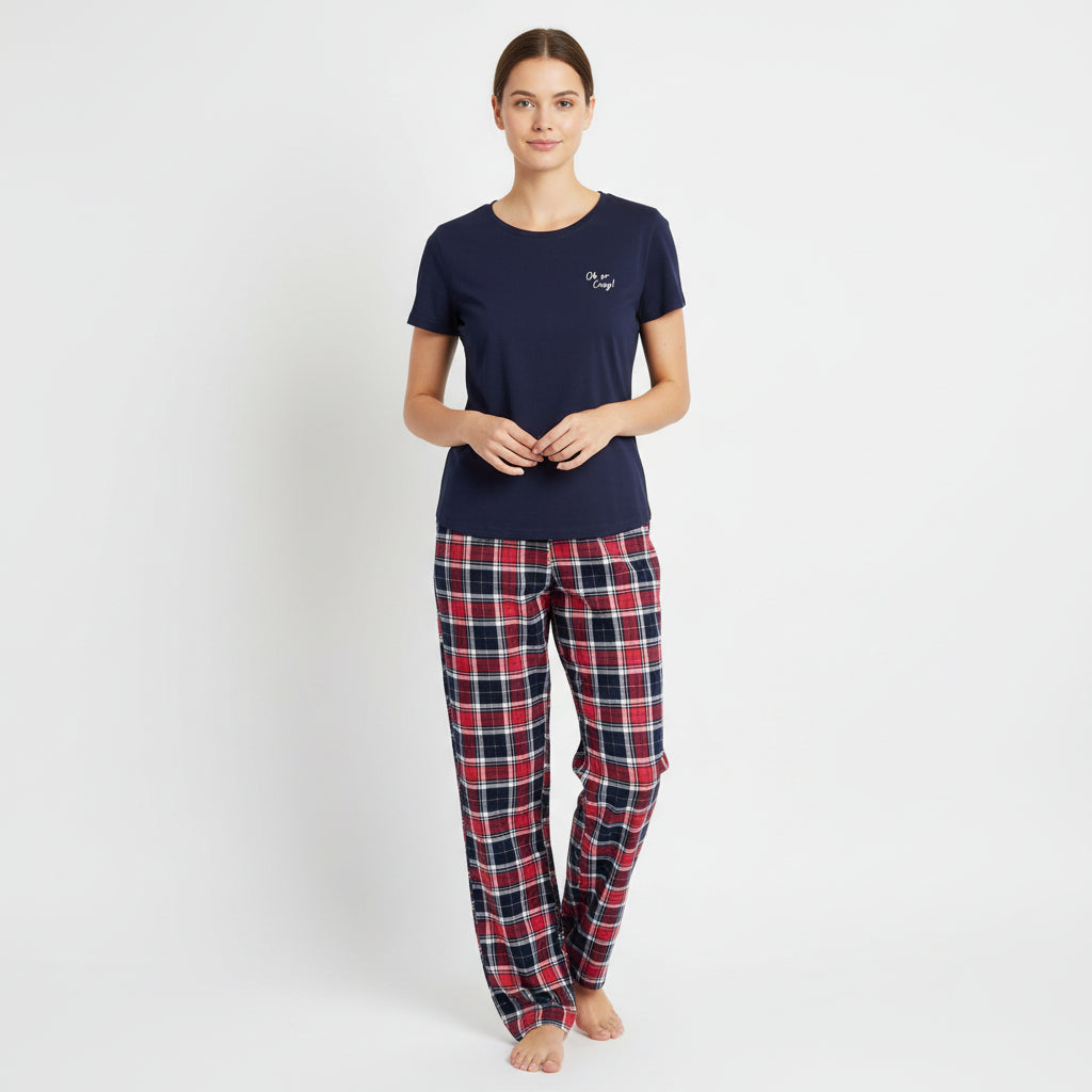 Matalan women's pajama set shown front view
