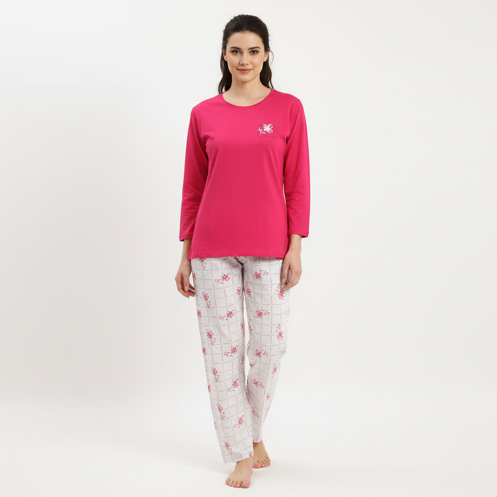 Once More cozy night suit front view
