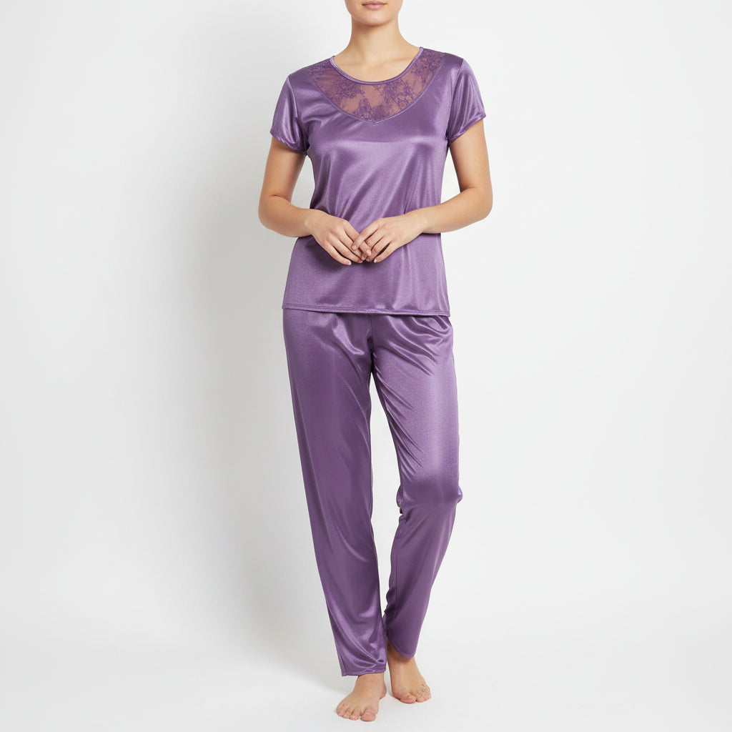 Once More women's pajama set shown front view
