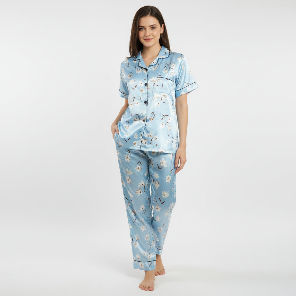 Once more women's night suit front view for everyday comfort - MissClassy
