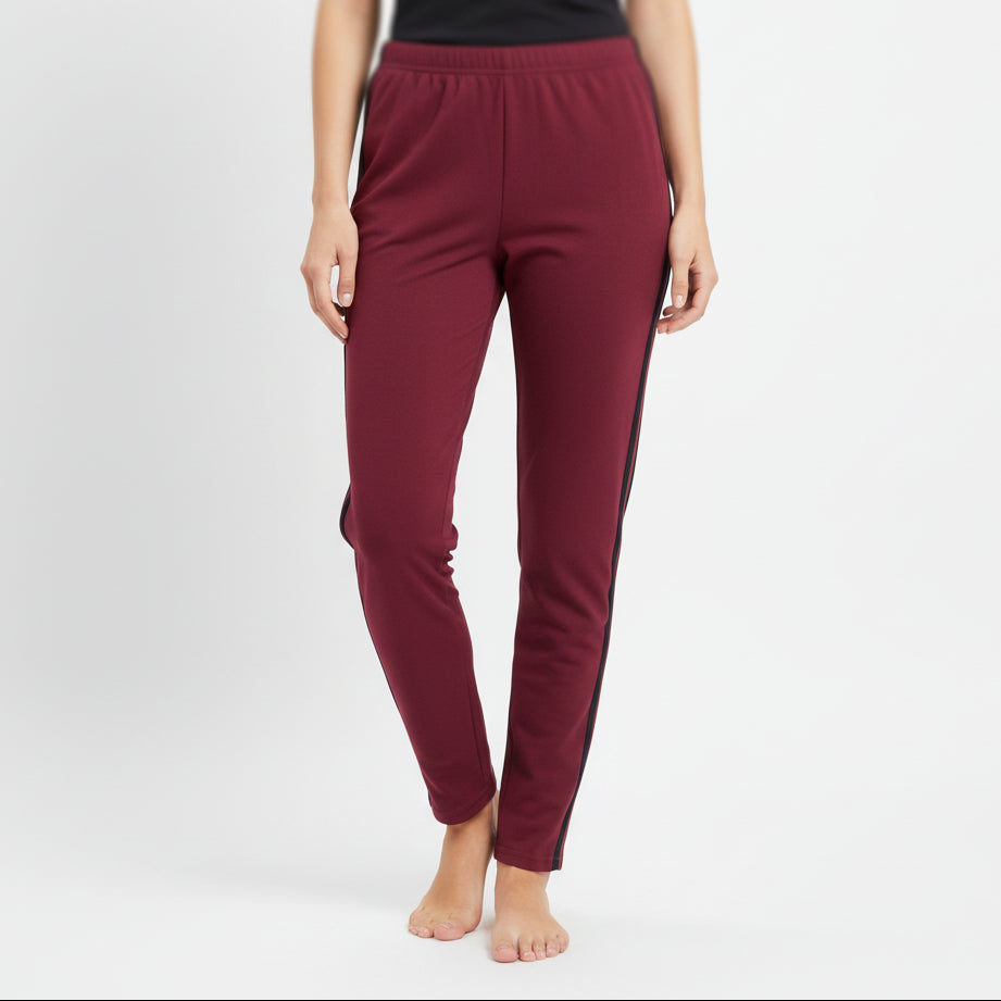 Original New Look velvet lounge trouser front view - MissClassy
