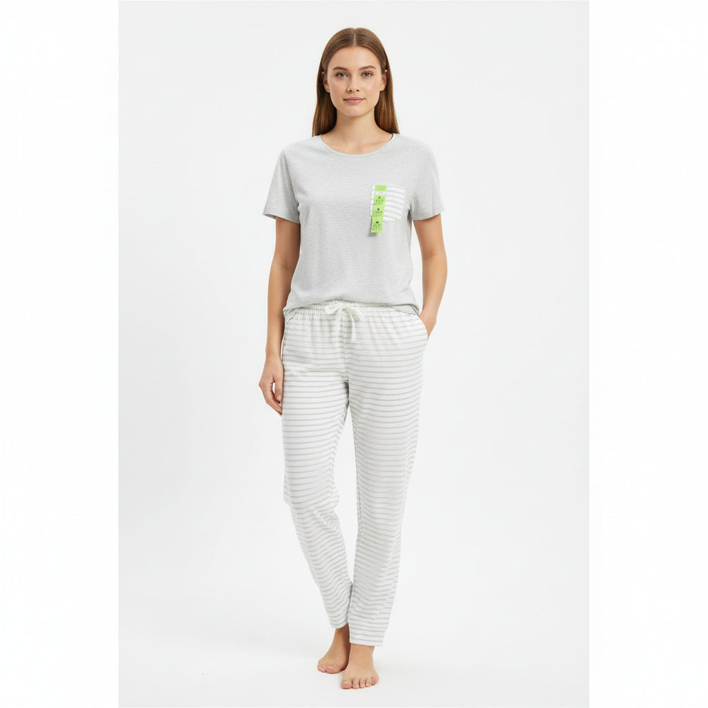 Original Primark women's night suit front view - MissClassy
