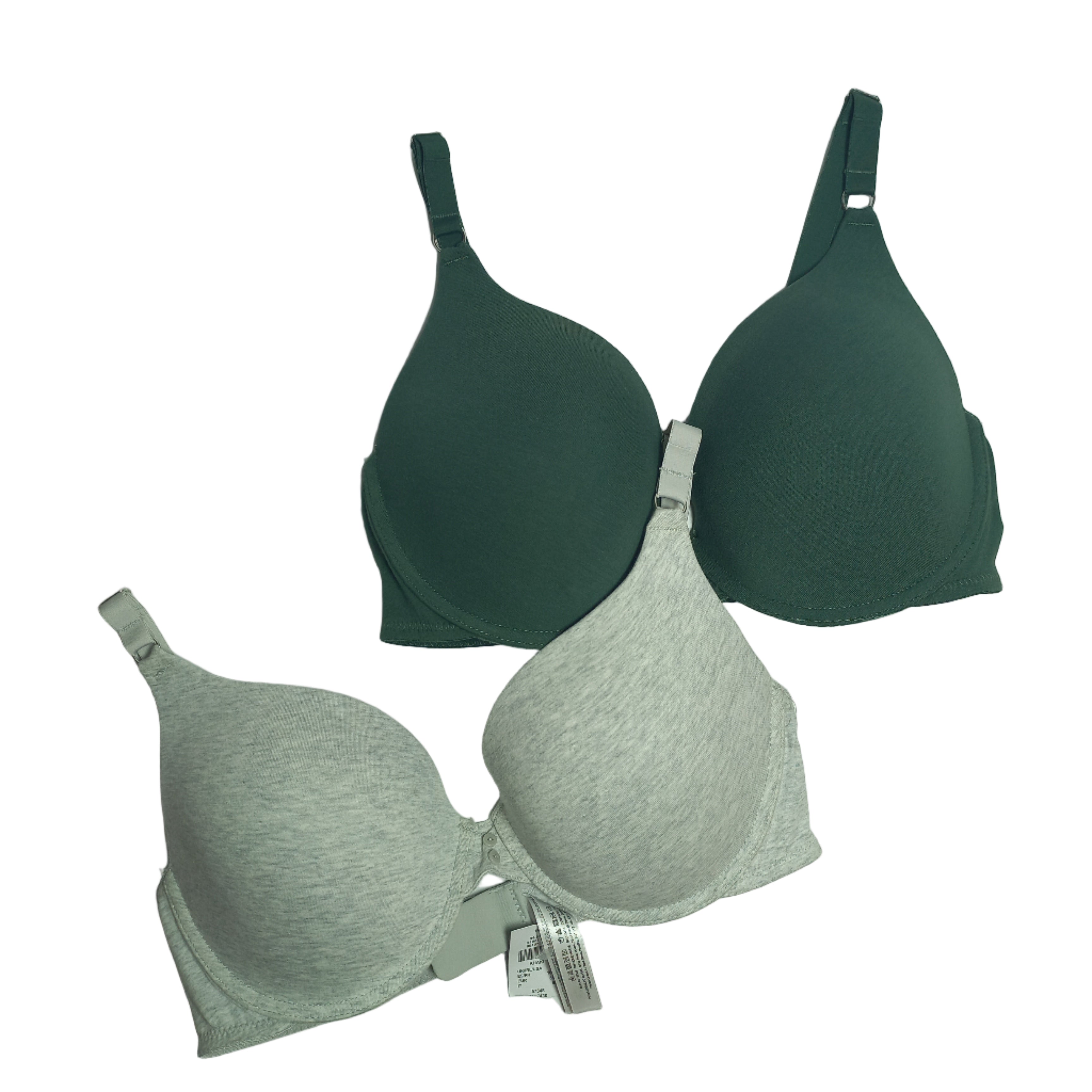 Pack of 2 t-shirt bras showing minimal essentials approach