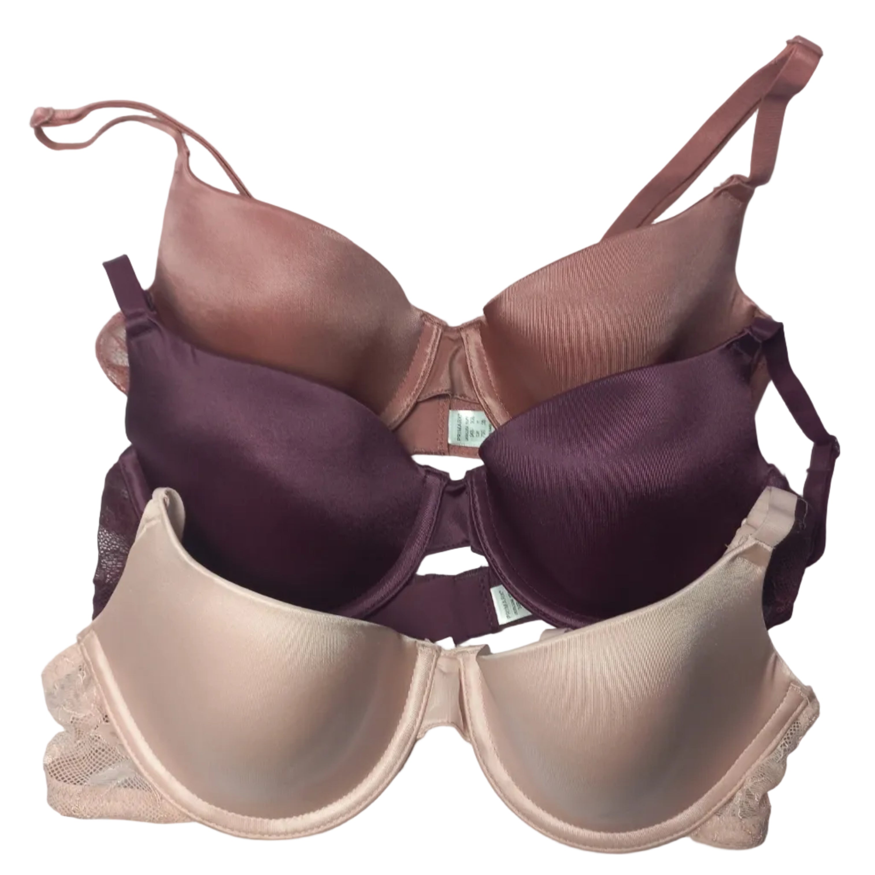 
Primark T shirt bra in beige can worn under fitted top

