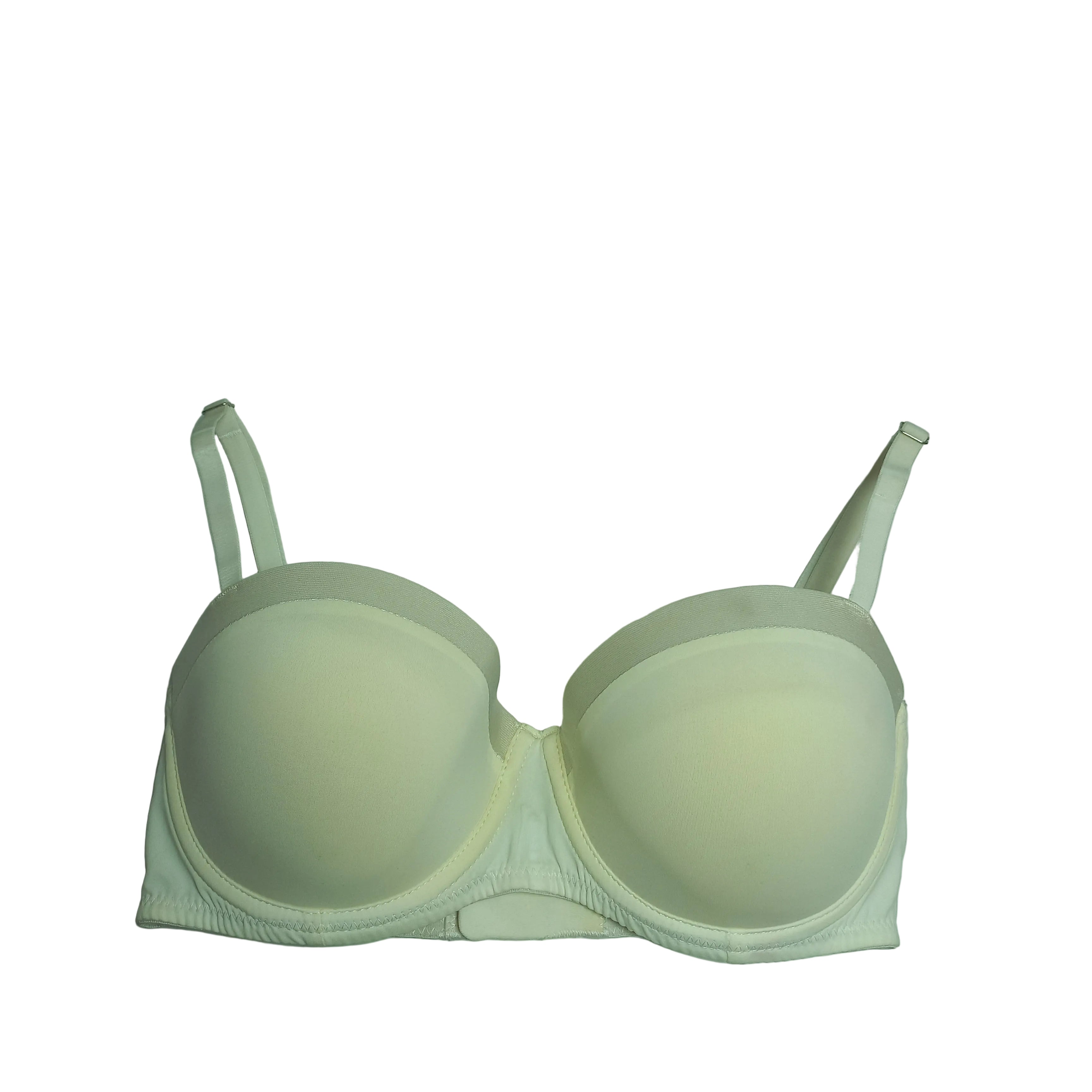 Primark balcony bra in Beige floral print, size 32D - MissClassy
