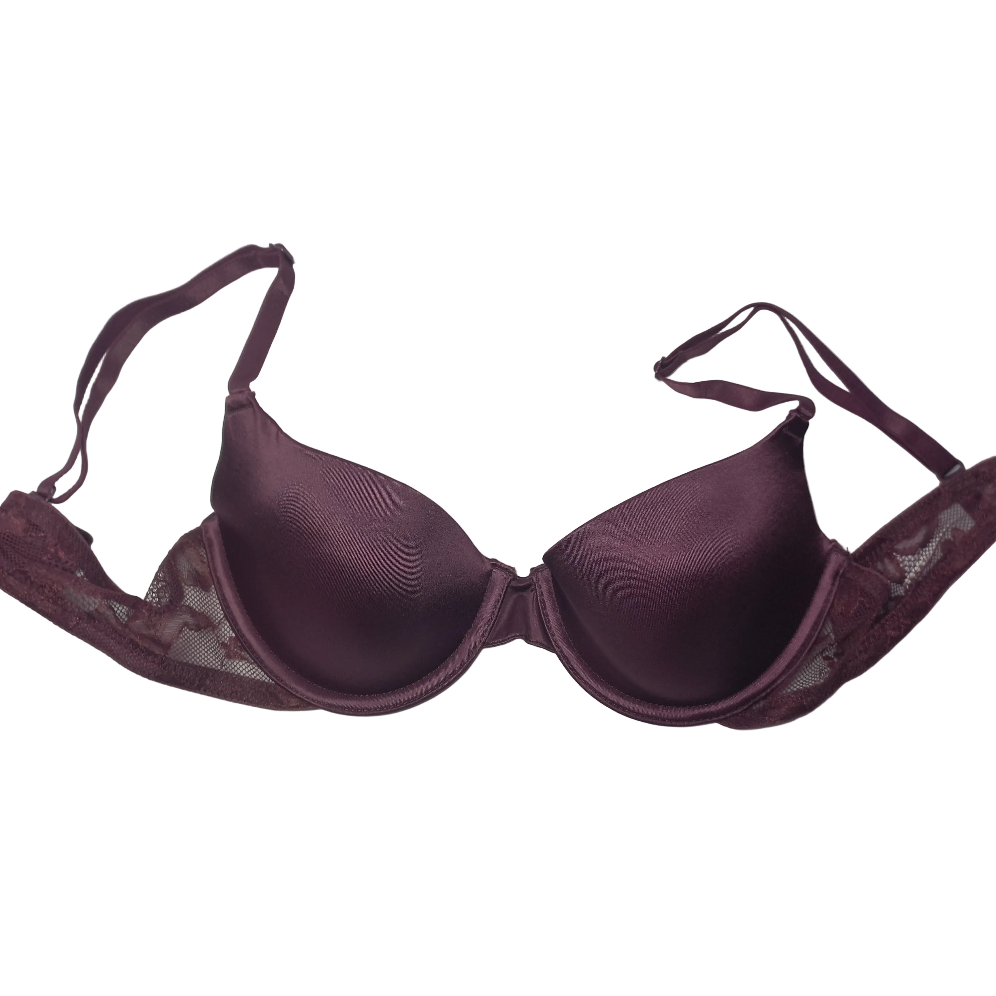
Primark demi cup bra in purple, comfortable daily wear
