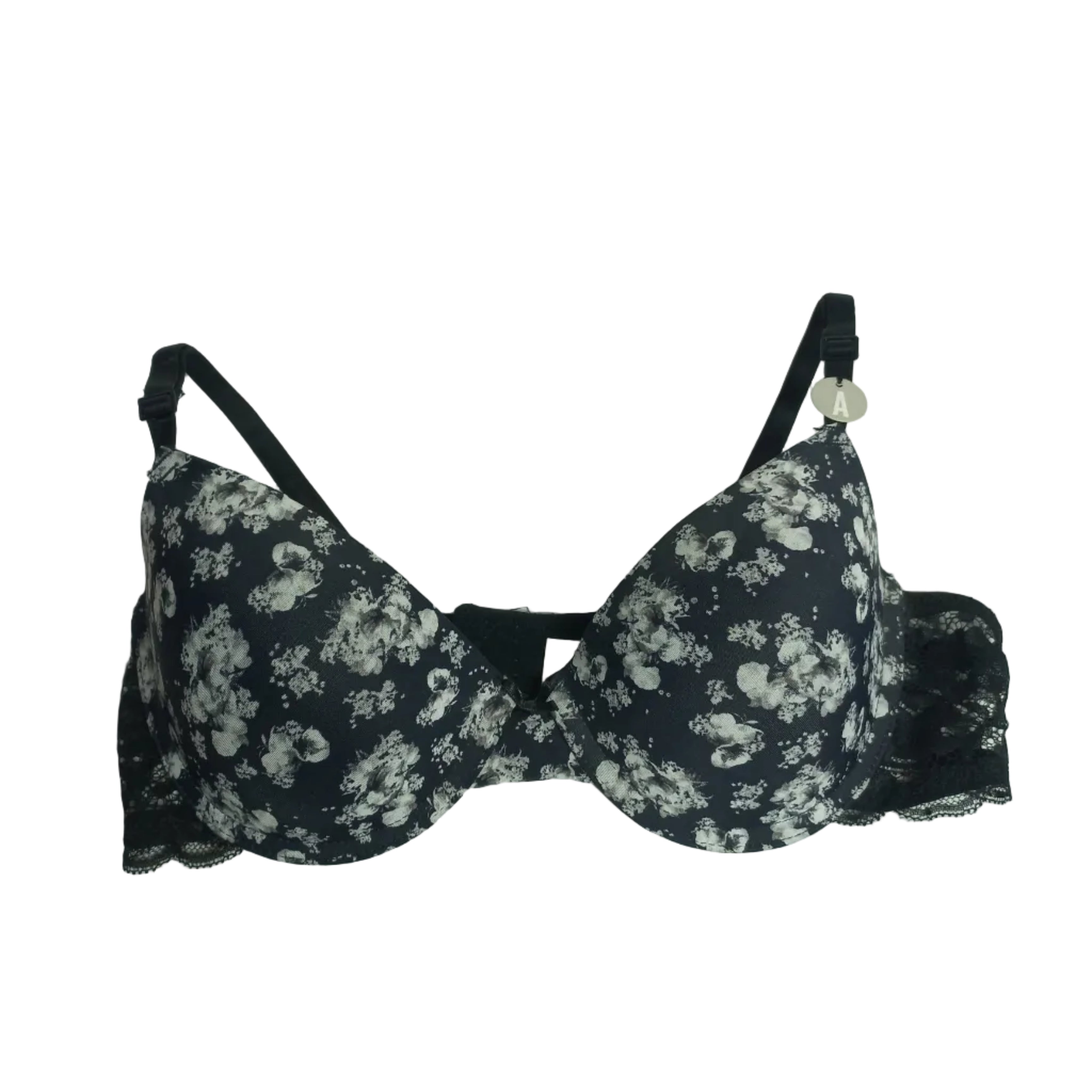 Primark floral cup T-shirt bra front view