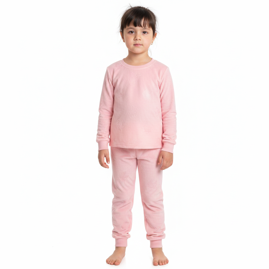 Primark girls sleepwear set front view
