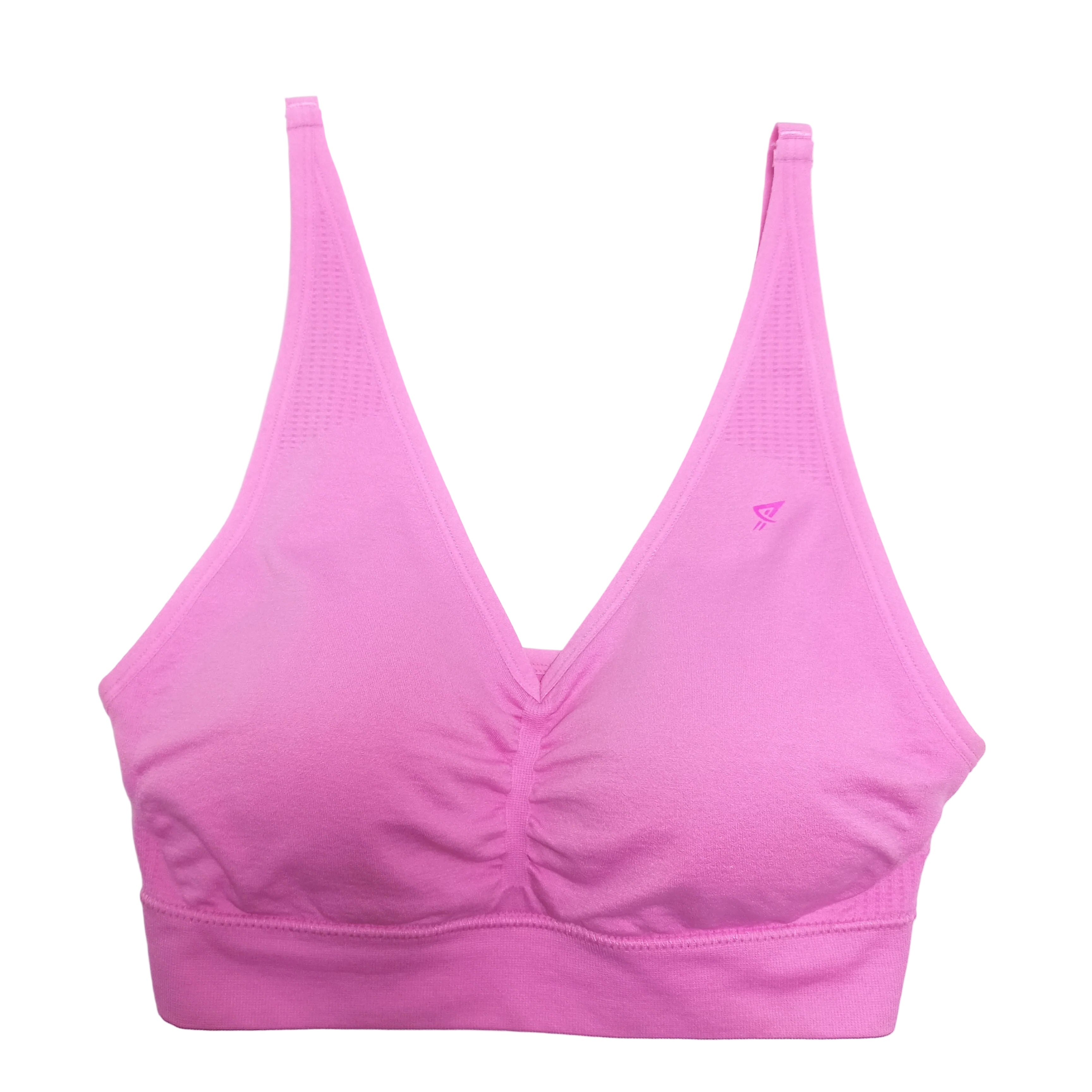 Primark pink seamless sports bra, size S - MissClassy
