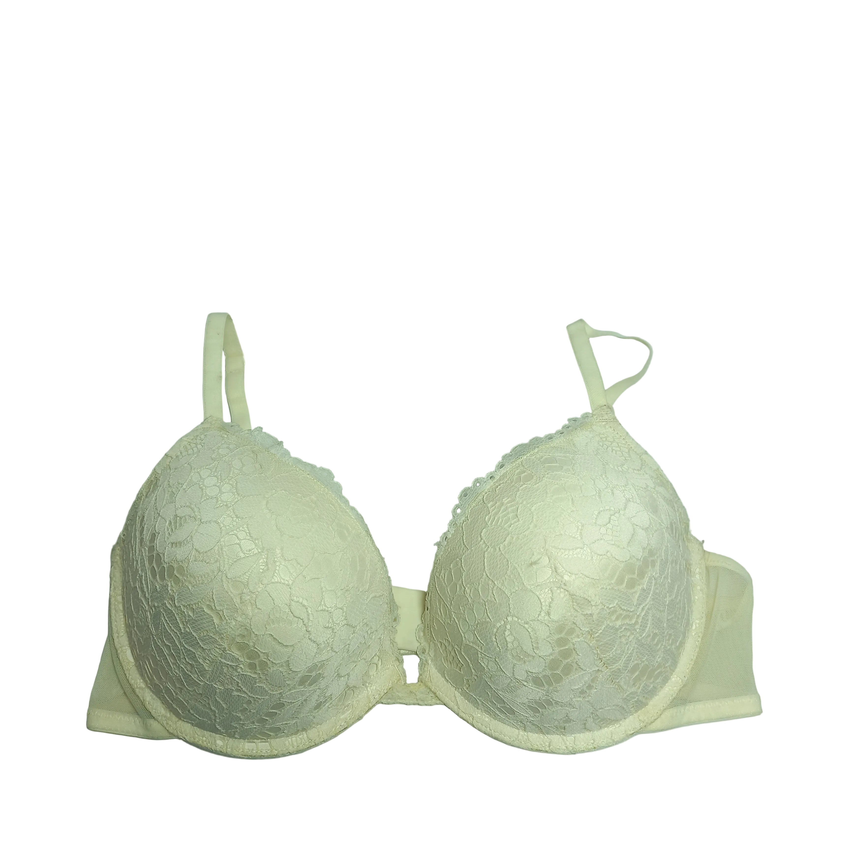 Primark push-up bra in white floral print - MissClassy
