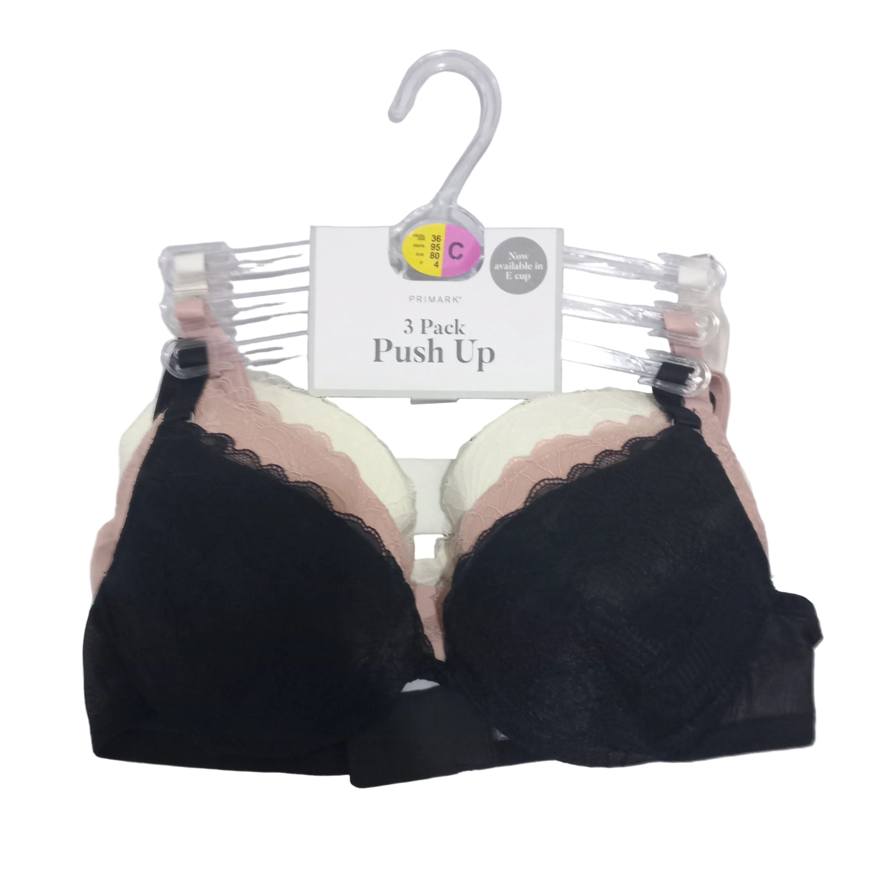 Primark push up bra pack of 3 - MissClassy
