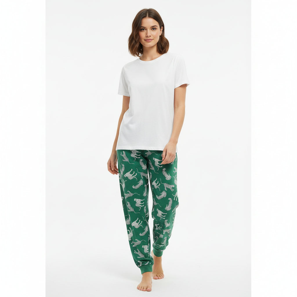 Primark women's pajama set front view for homewear – MissClassy
