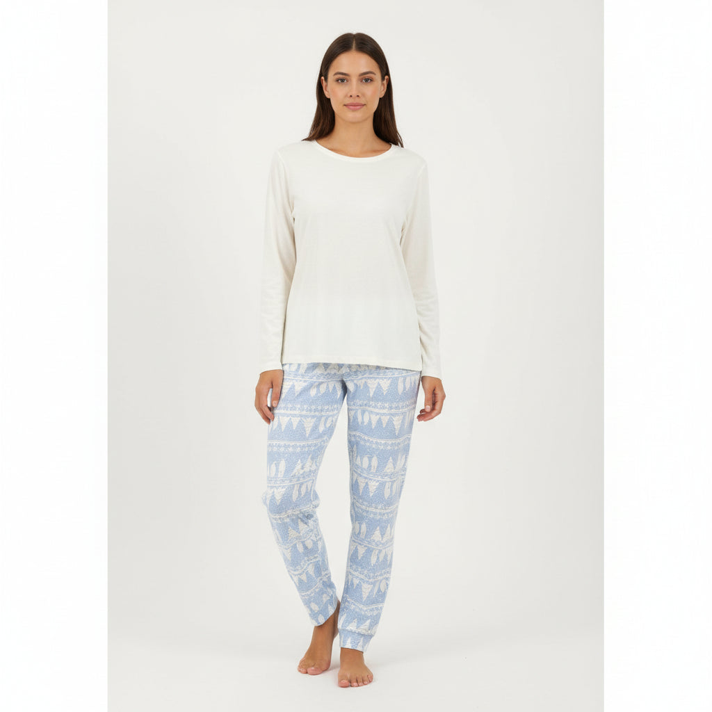 Rear view of Primark two-piece sleepwear - MissClassy
