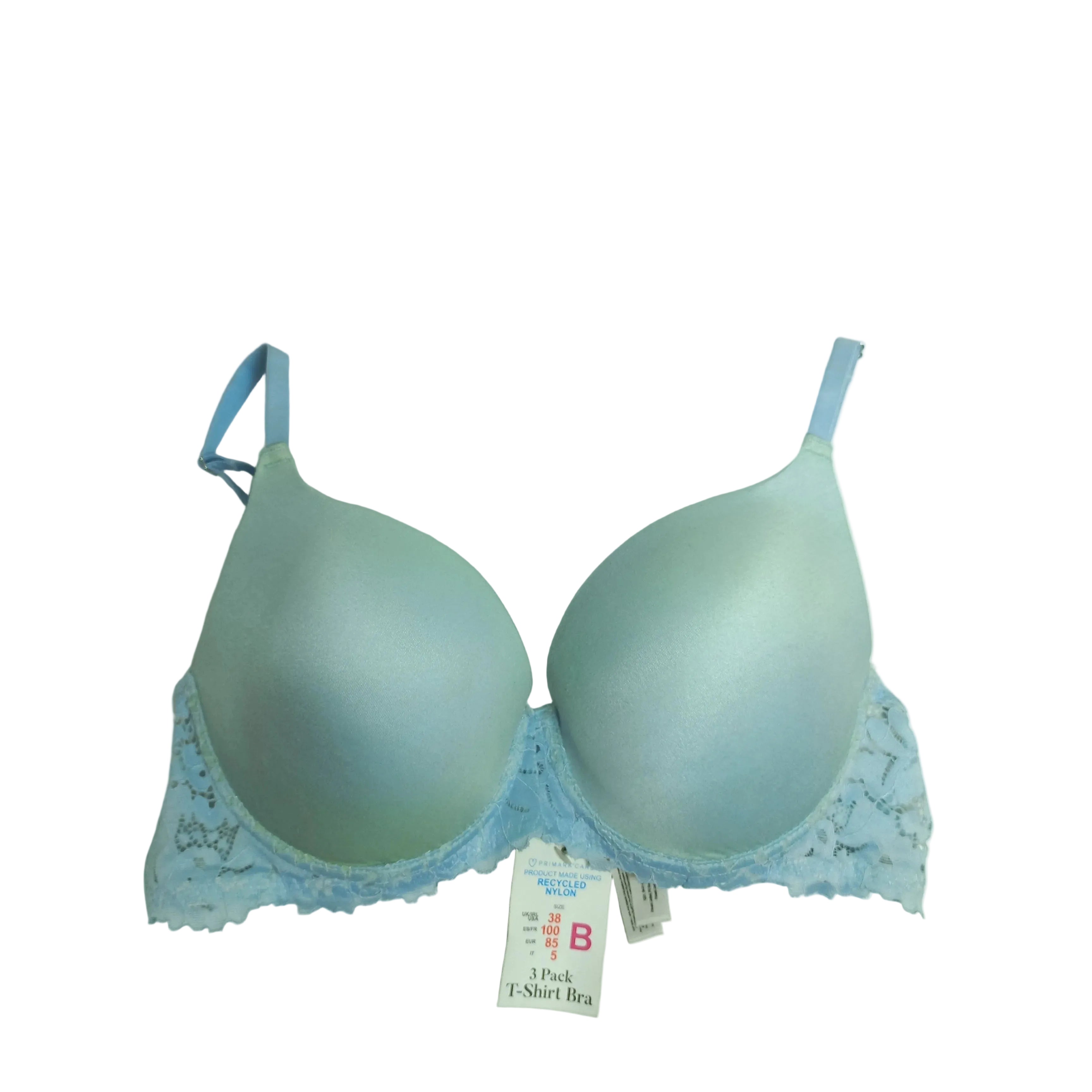 Seamless bra showing smooth invisible construction