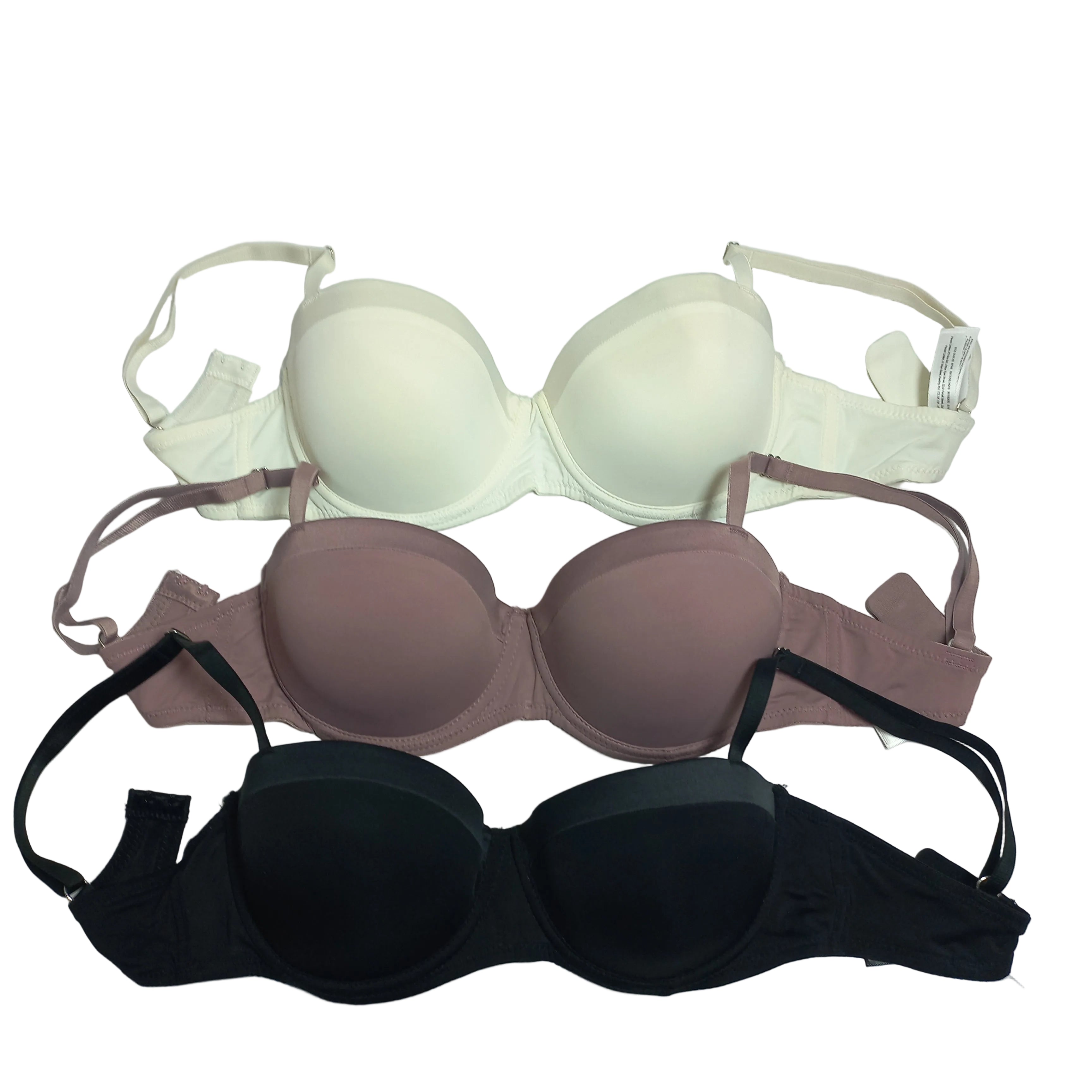 Seamless underwire balcony bra set detail - MissClassy
