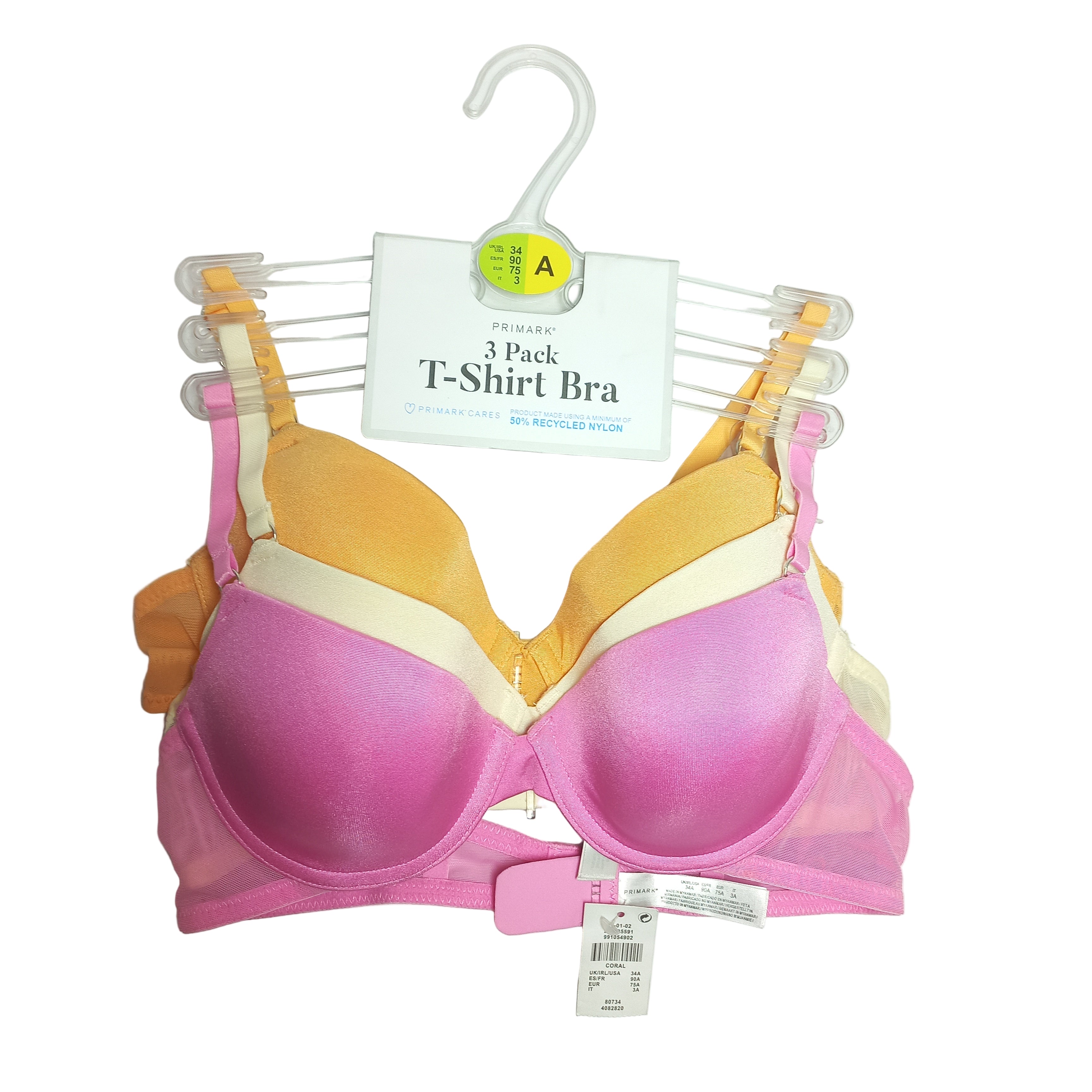 T-Shirt bra in pakistan pack of 3