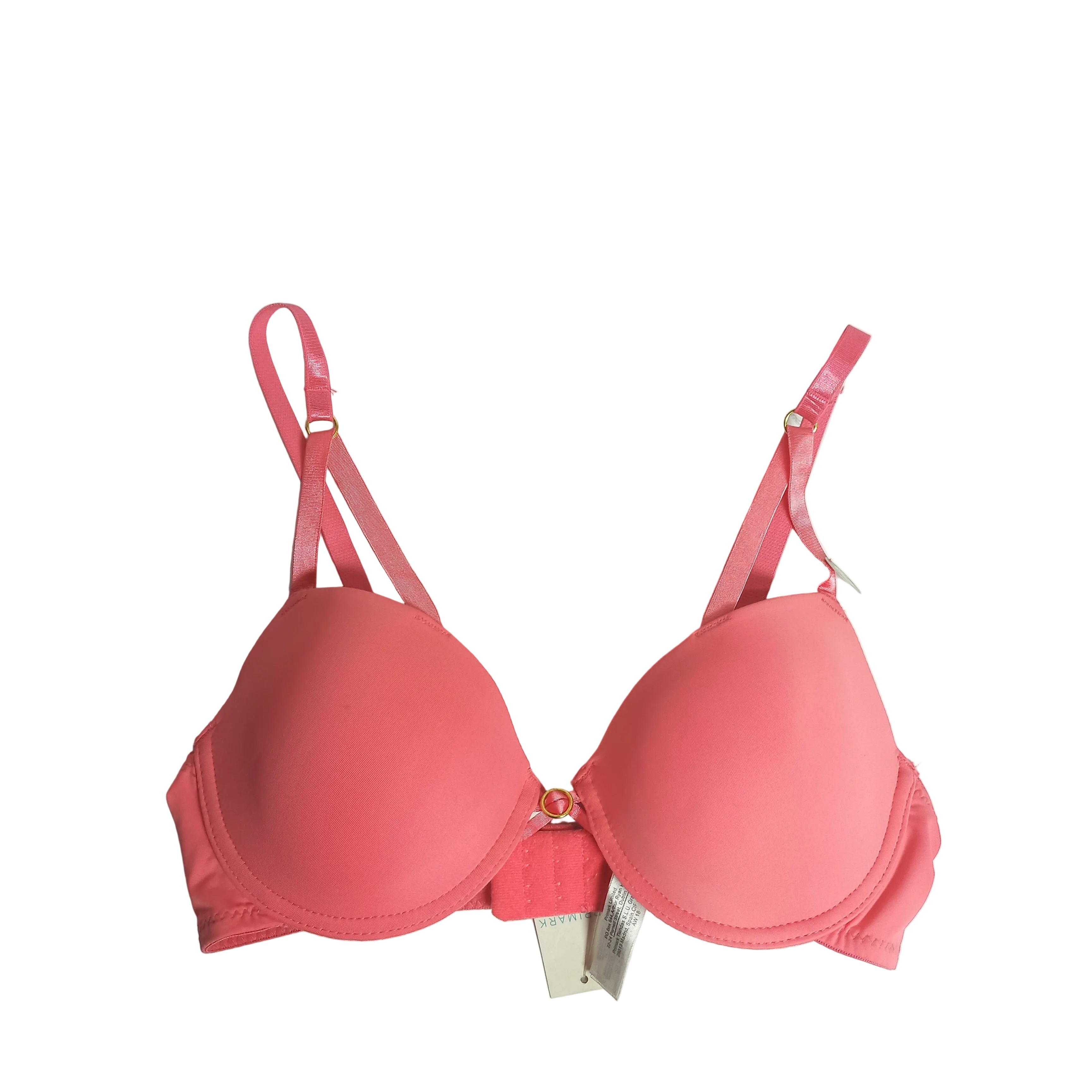 T shirt bra detail, breathable seamless fabric visible
