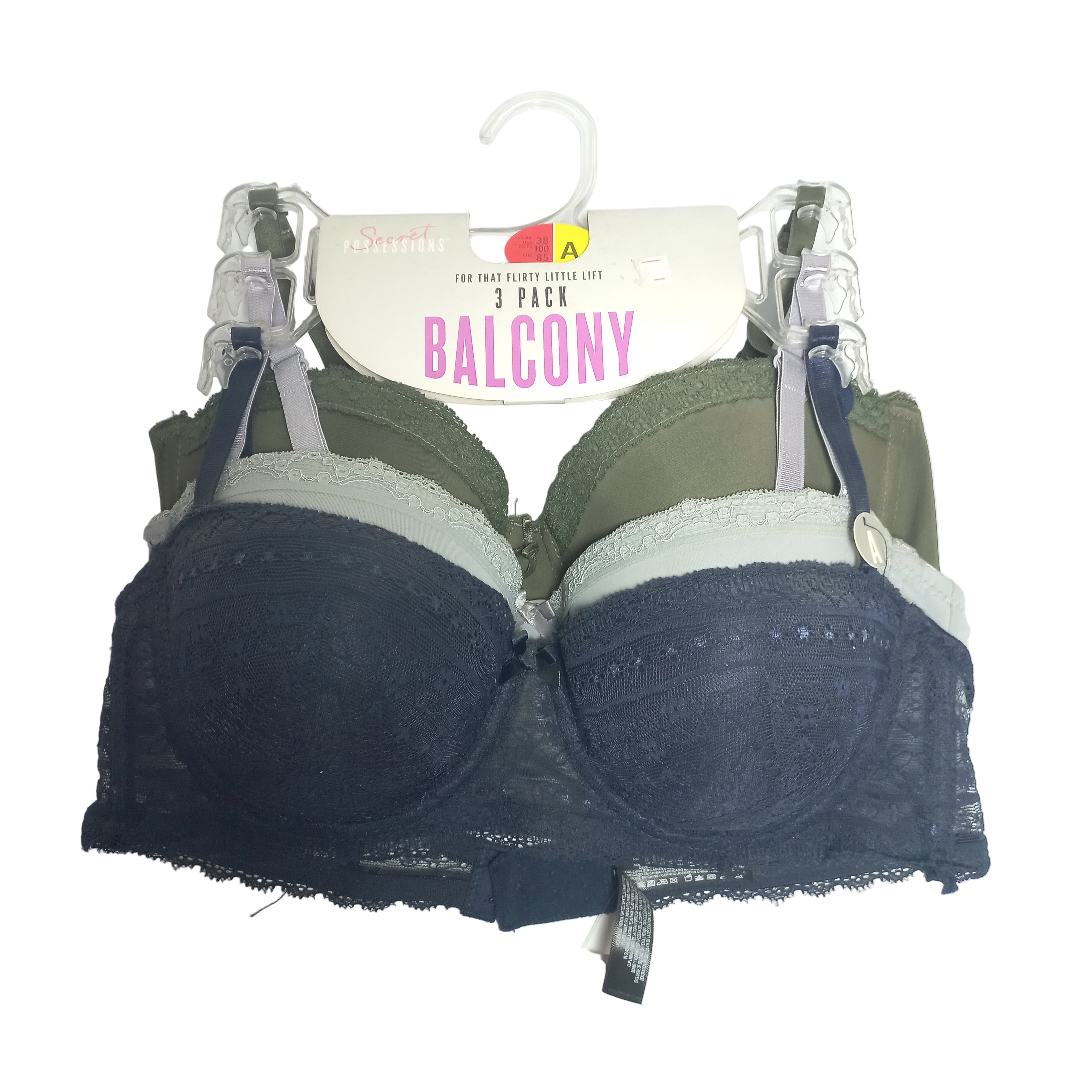 Underwire cup C detail on balcony bra - MissClassy
