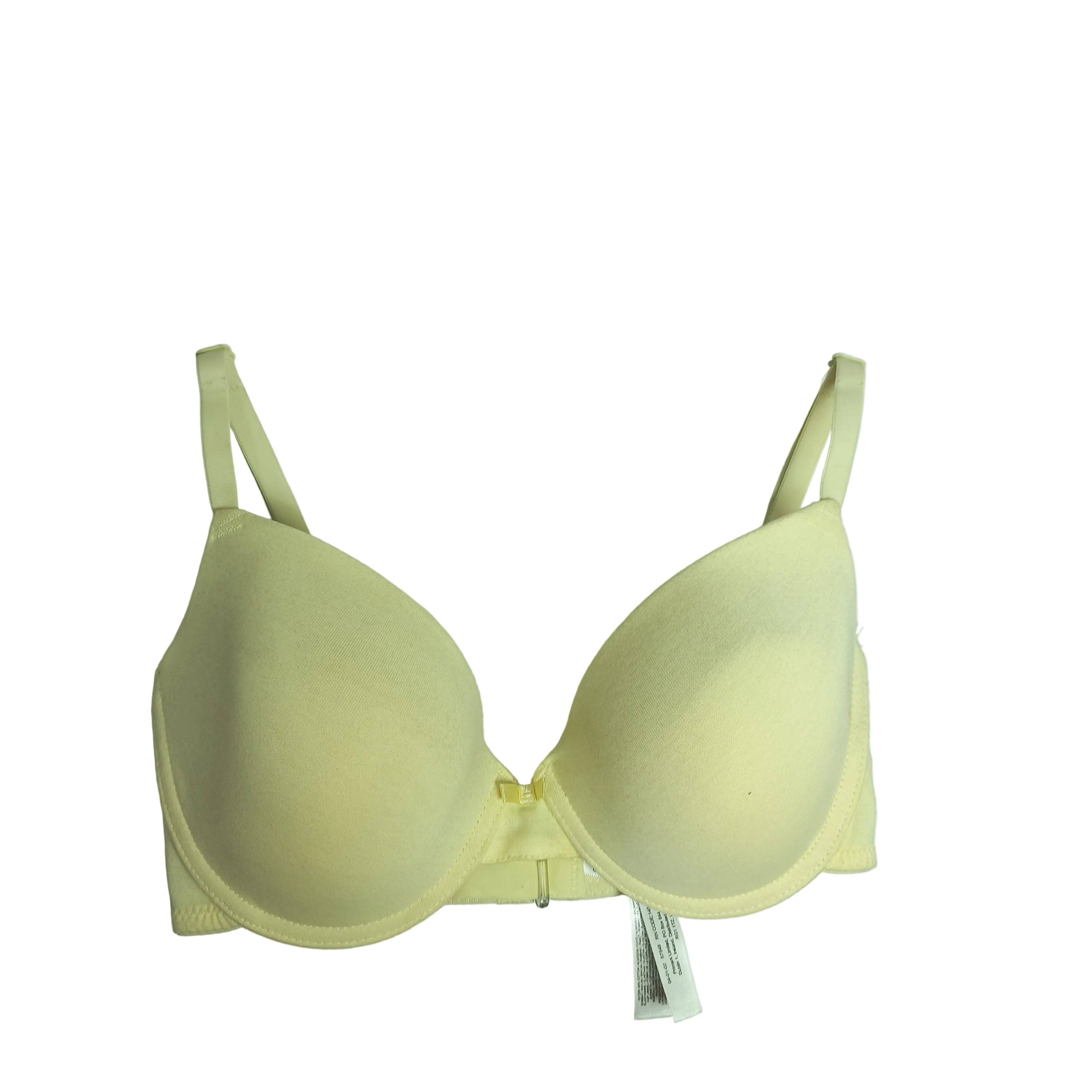 Wireless bra showing soft flexible construction