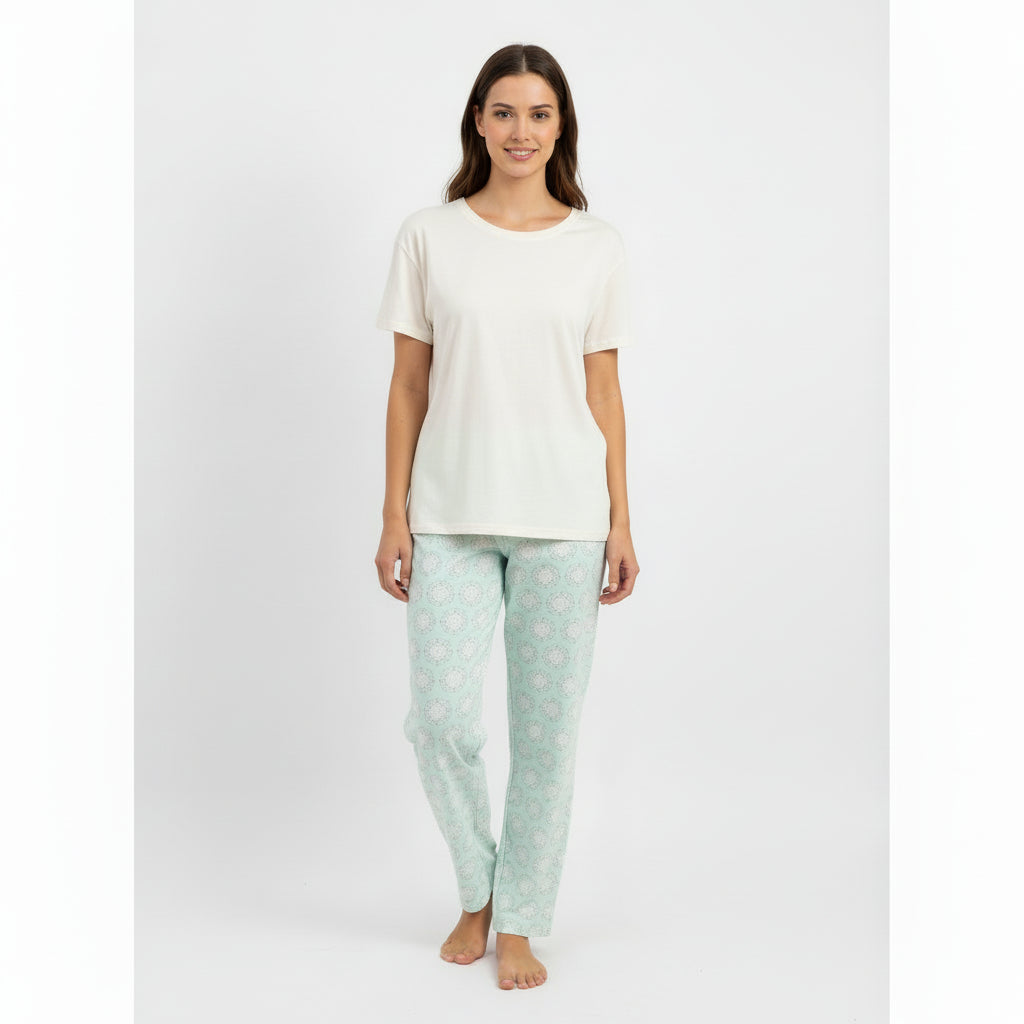 Women's Primark pajama set worn indoors - MissClassy